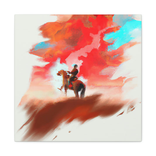 "Cowboy's Lone Majesty" - Canvas