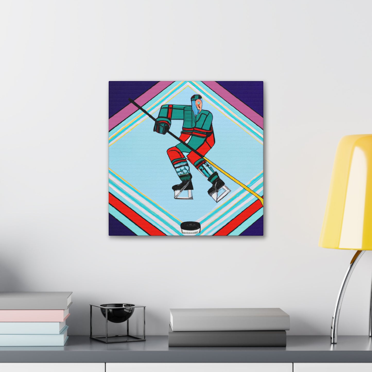 "Ice on Skates Glide" - Canvas