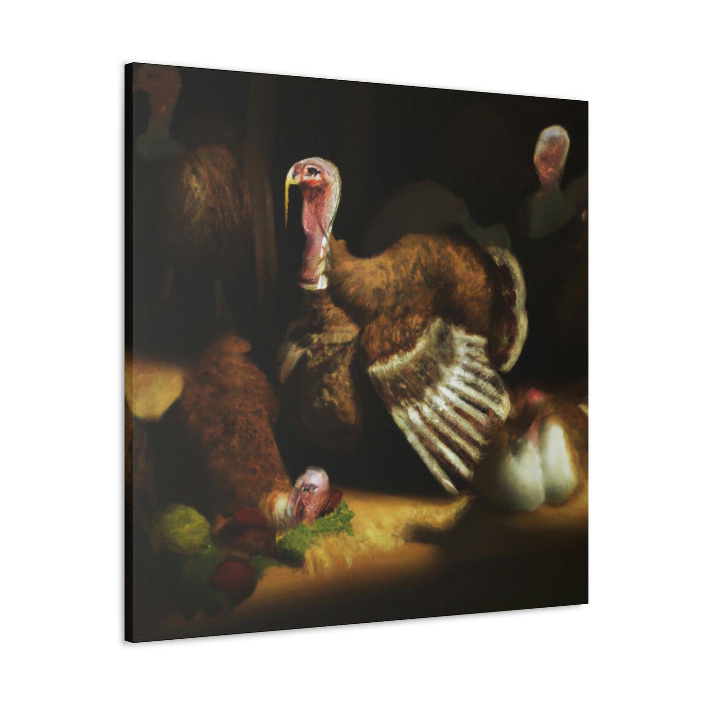 "The Wild Turkey Landscape" - Canvas