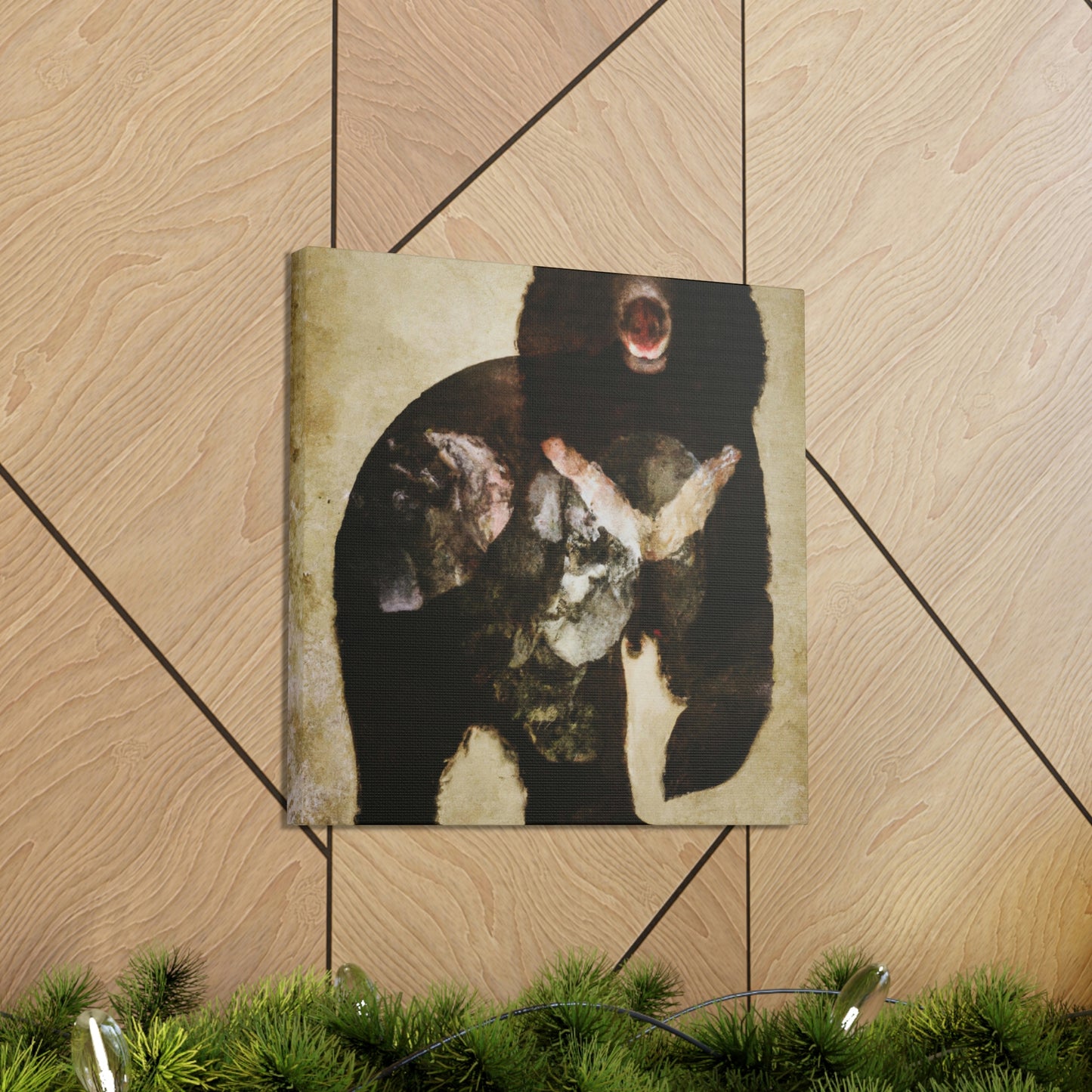 Black Bear Deco Dream - Canvas