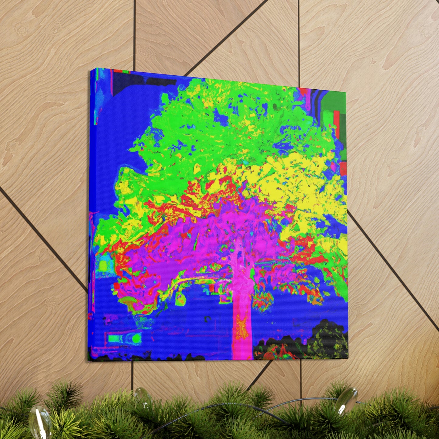 Oak Tree Expressionism. - Canvas