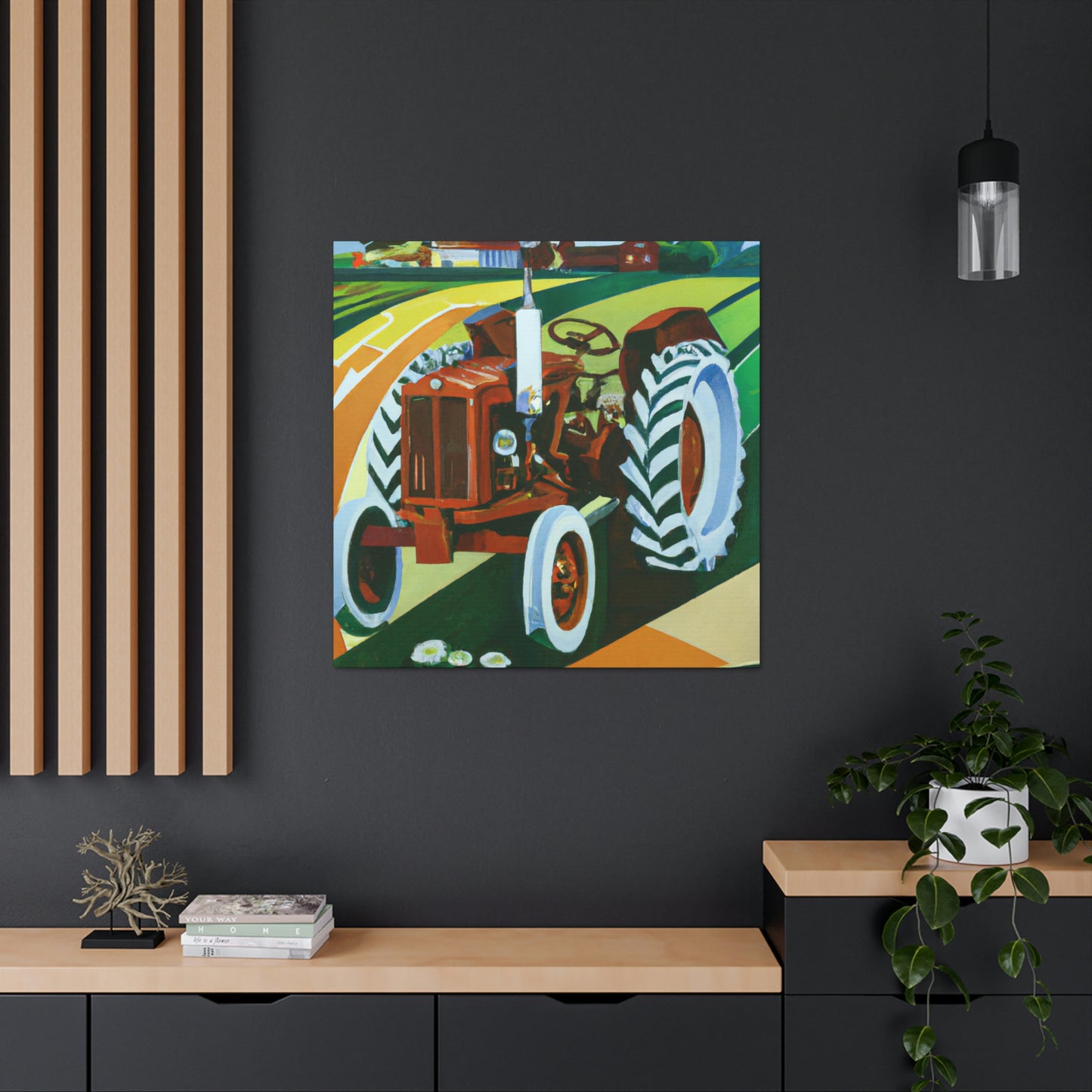 "Tractor of the Fields" - Canvas