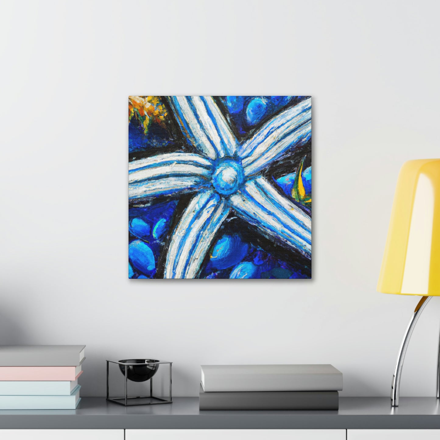 "Starfish in Moonlight Glow" - Canvas