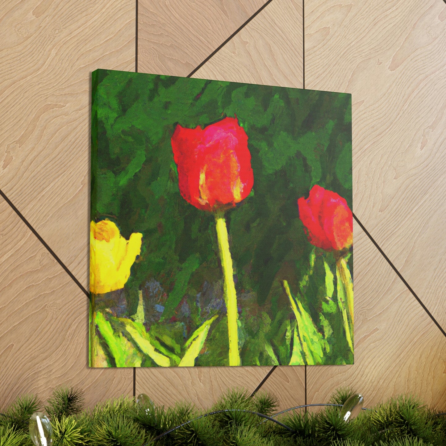 Tulips in Technicolor - Canvas