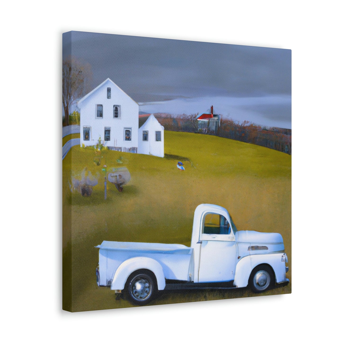 "Old Pickup Surreality" - Canvas