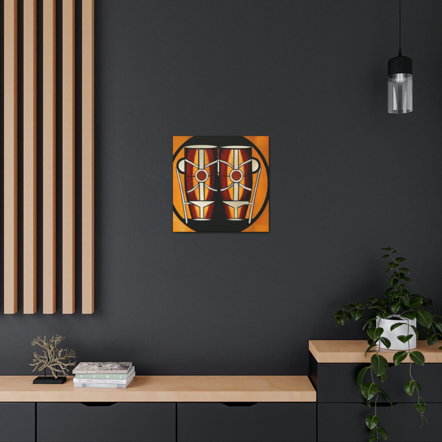 Bongos of Glittering Gold - Canvas