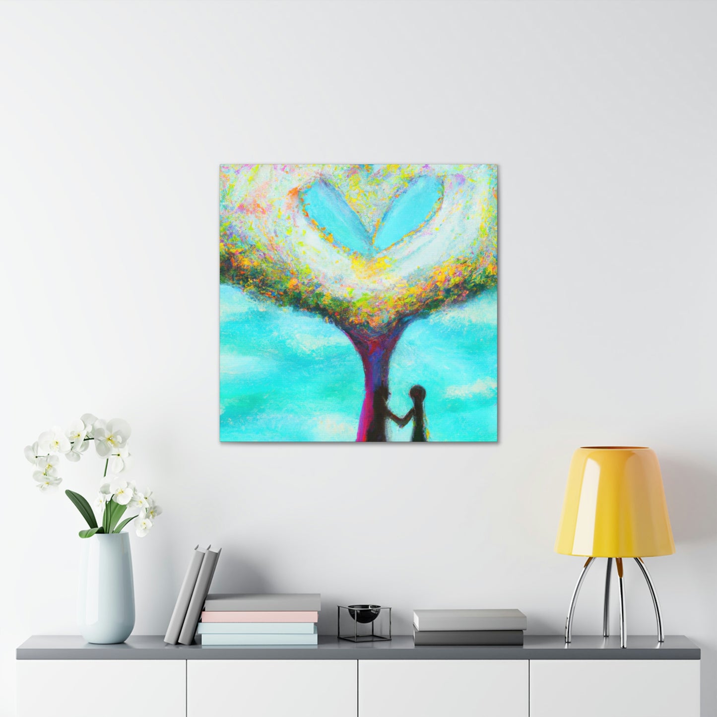 "Love Tree Abstracted" - Canvas