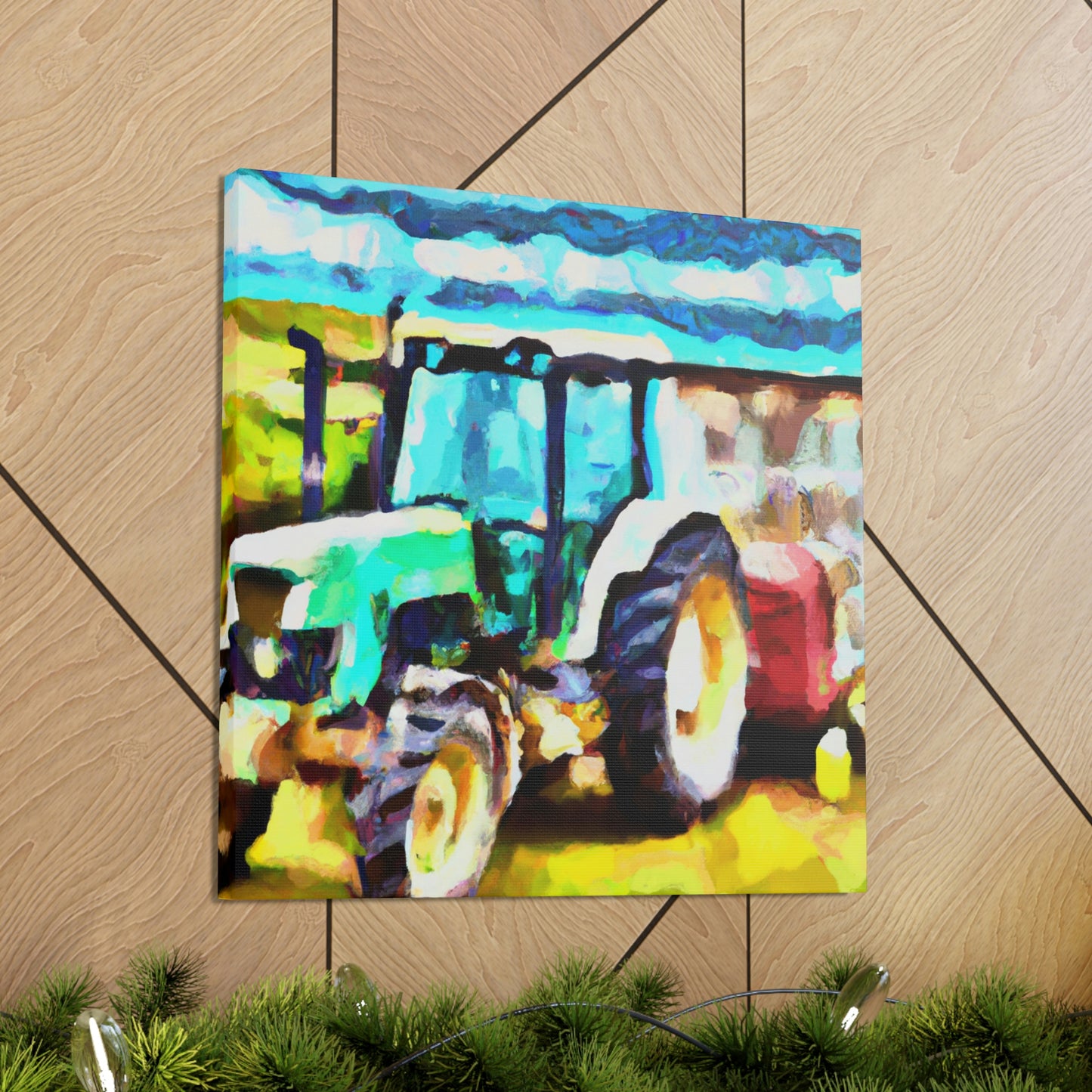 A Tractor's Endurance - Canvas