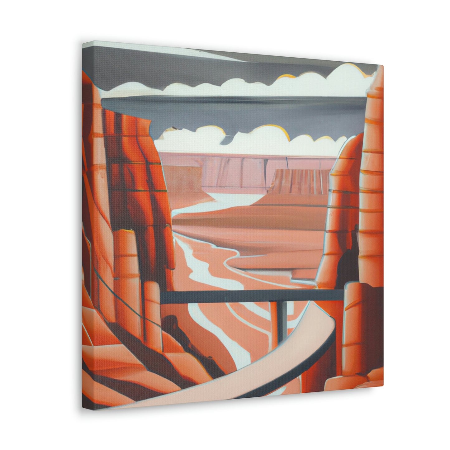 "Canyon of Art Deco" - Canvas