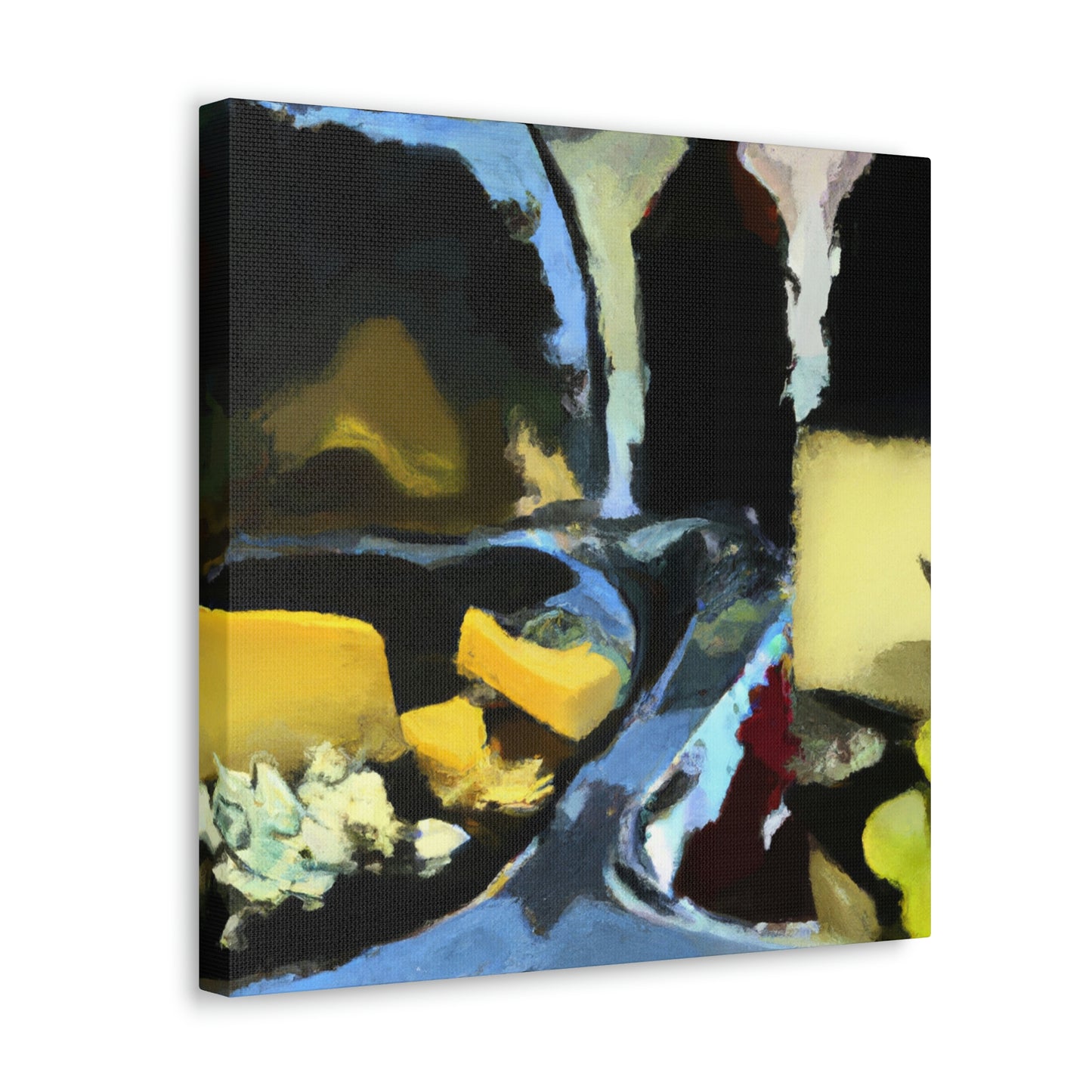 Cheese and Grapes Ablaze - Canvas