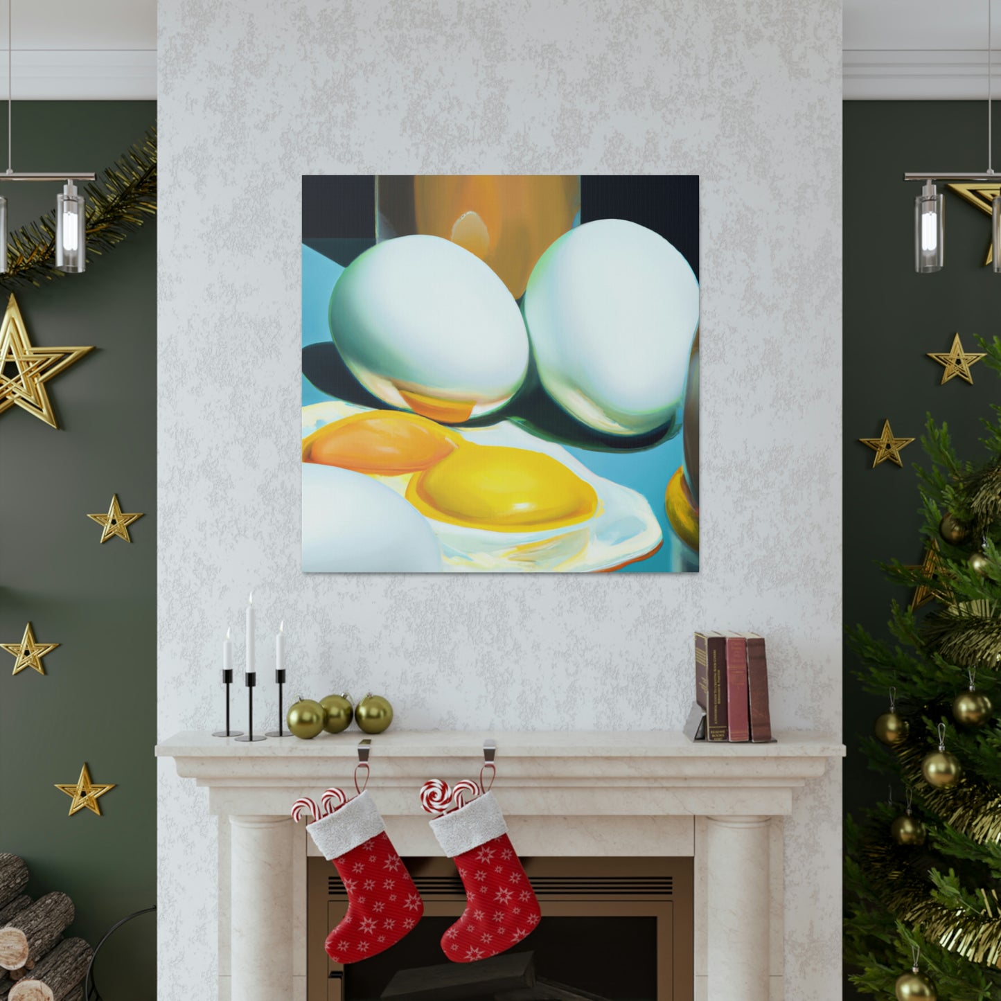 Eggs in Splendor. - Canvas