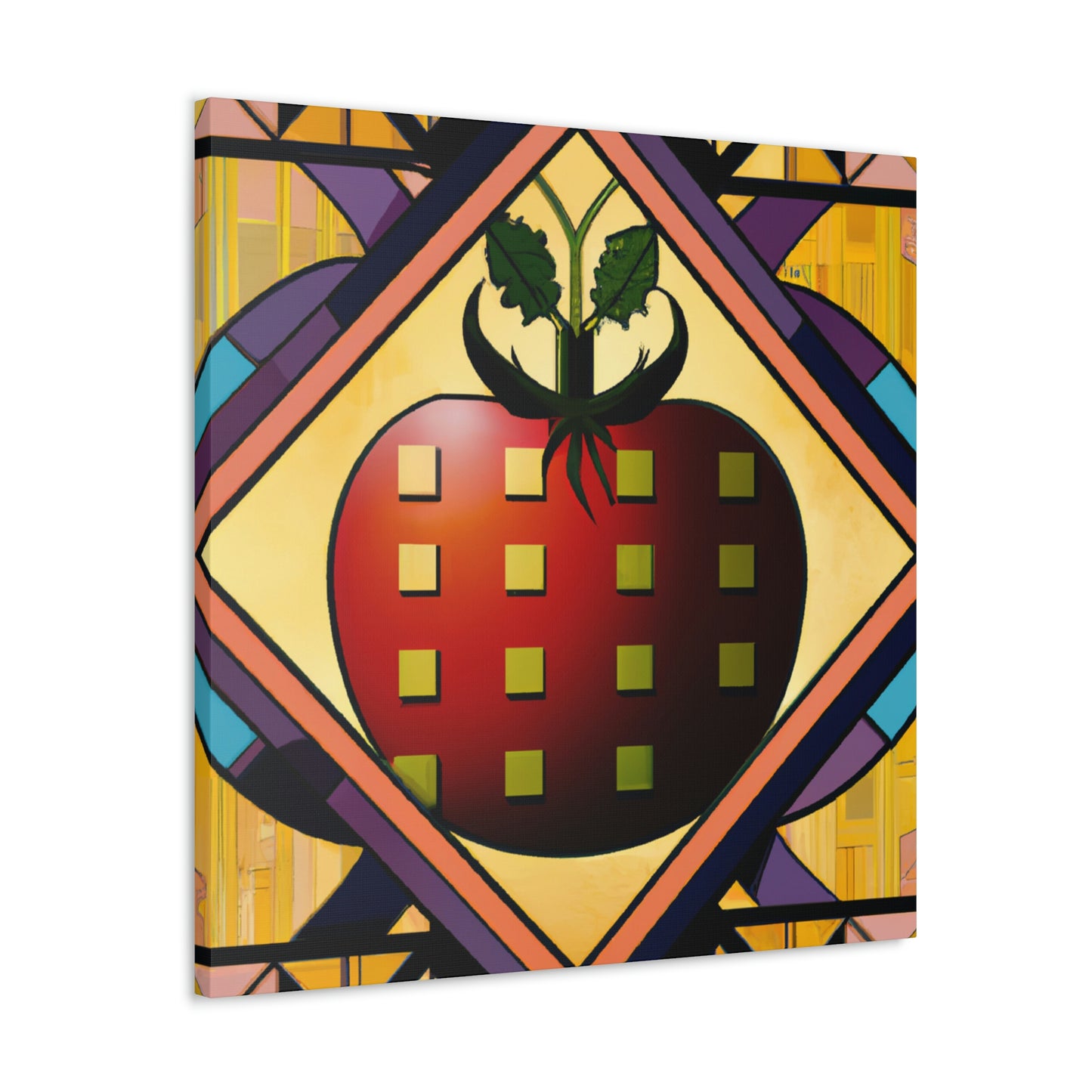 Tasty Art Deco Tomato - Canvas