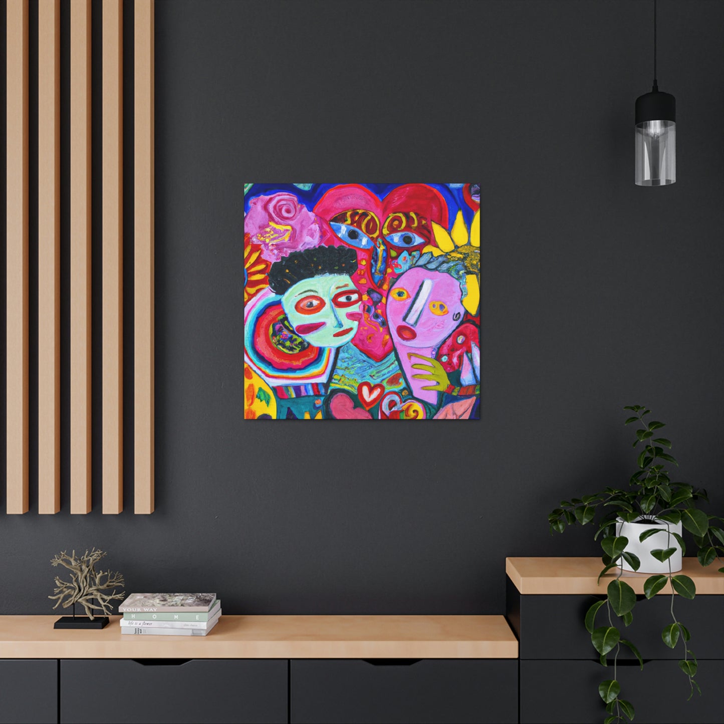 Love Blooms Forever - Canvas