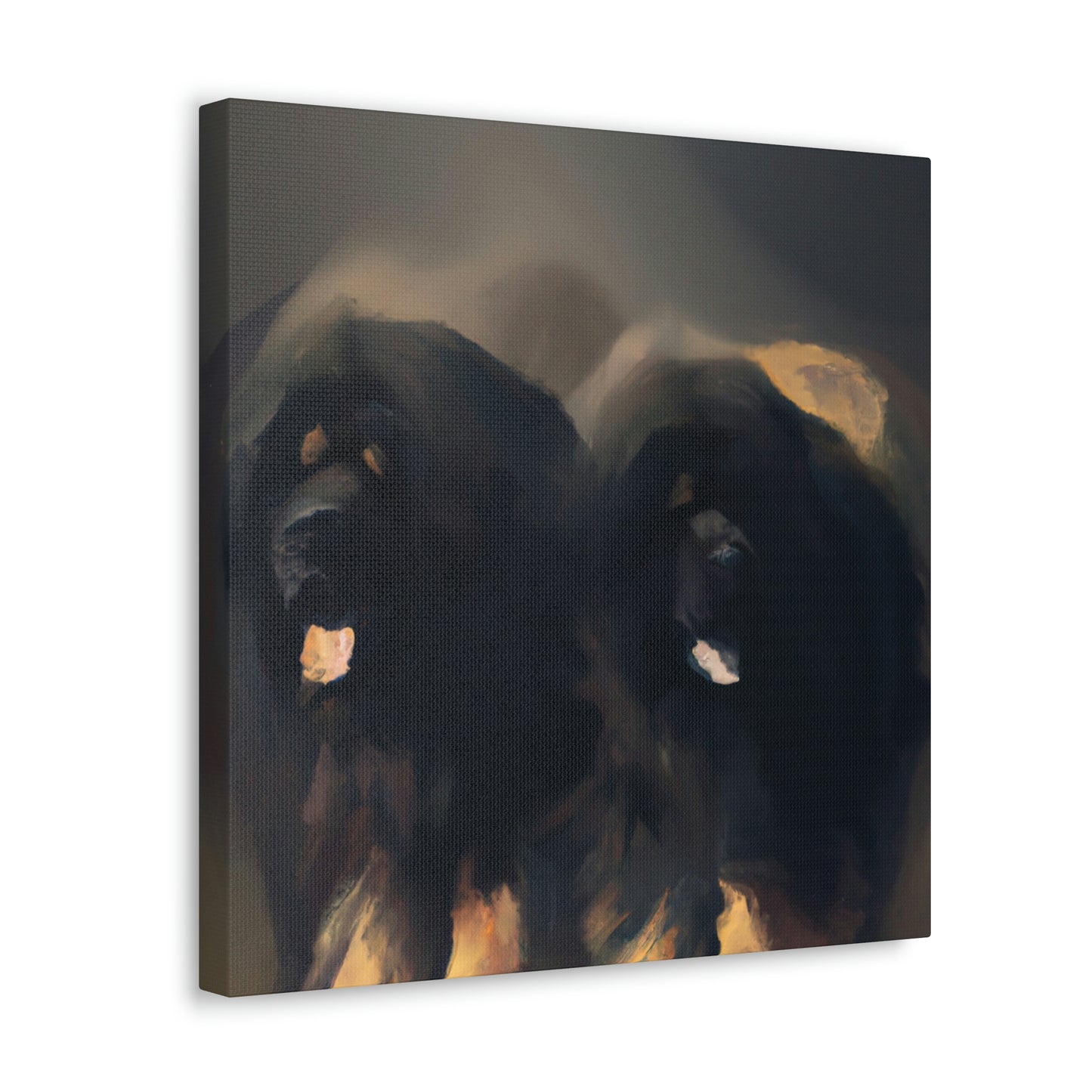 "Tibetan Mastiff Minimalism" - Canvas