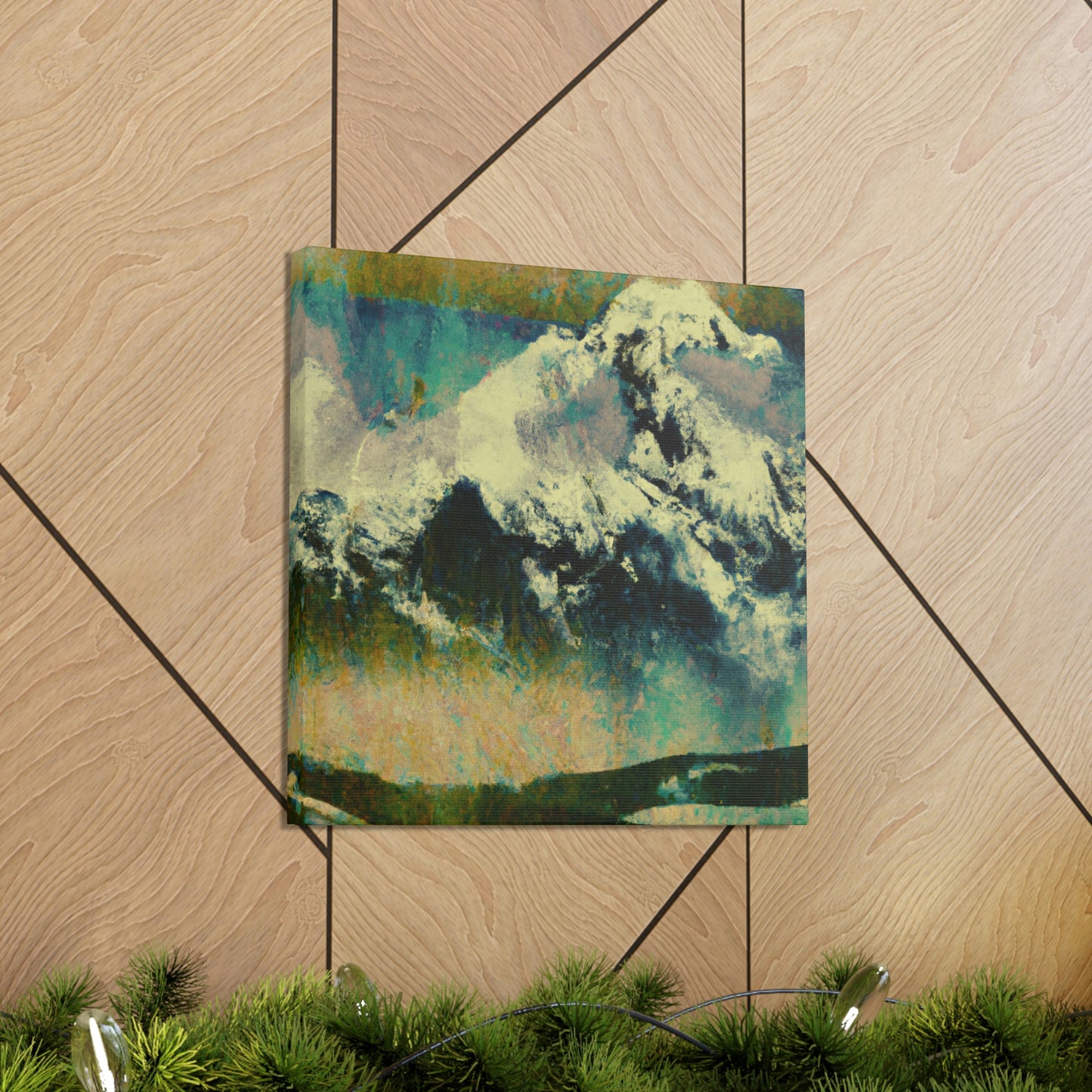 "Mountain Majesty Expressionism" - Canvas