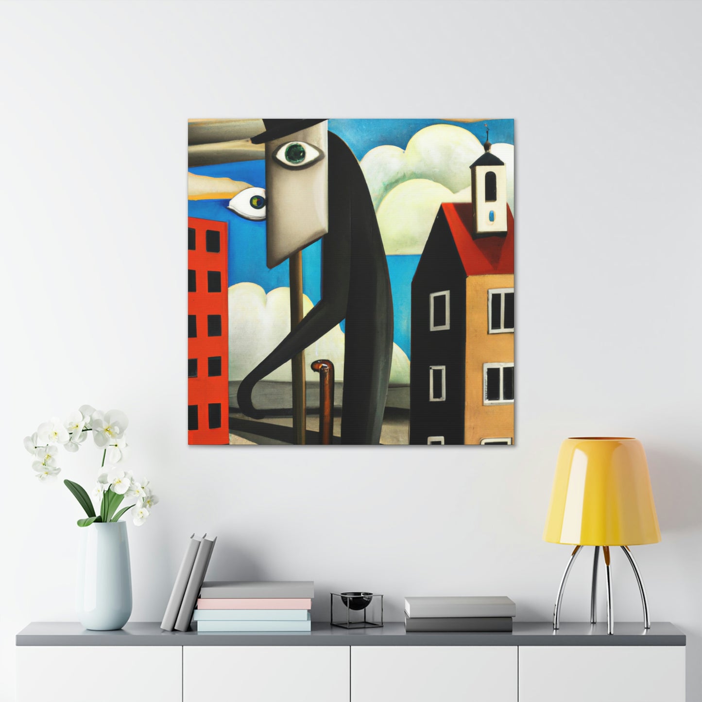 "Bauhaus Abstract Glory" - Canvas