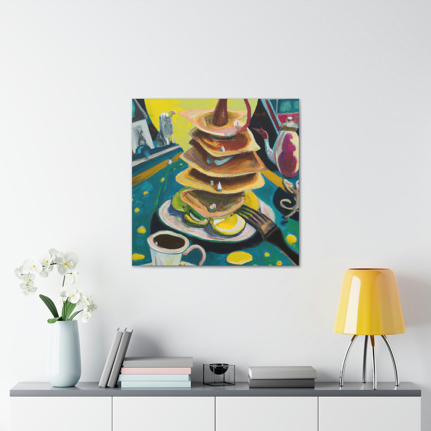 "Pancakes in Surrealism" - Canvas