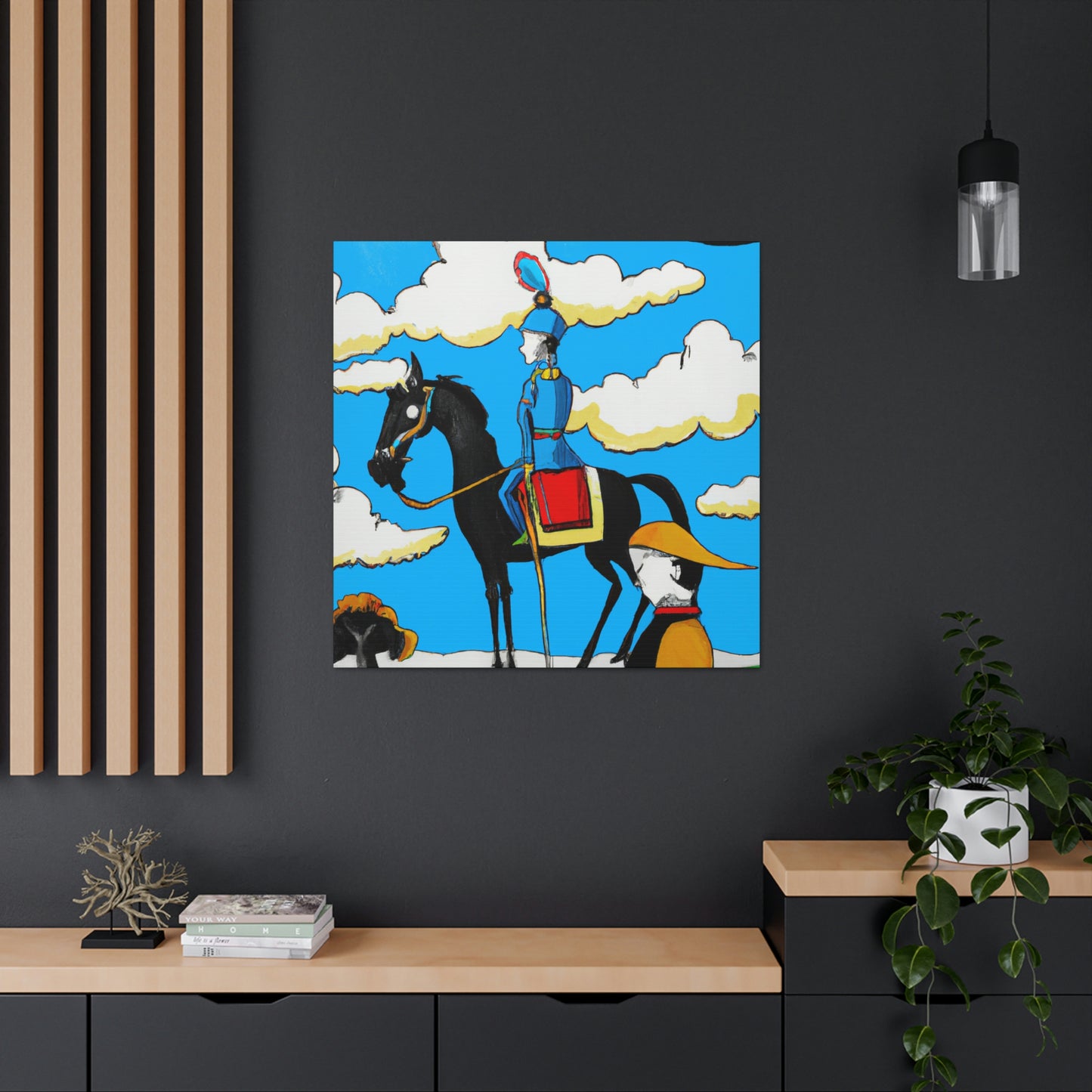 Cavalryman's Surreal Dream - Canvas