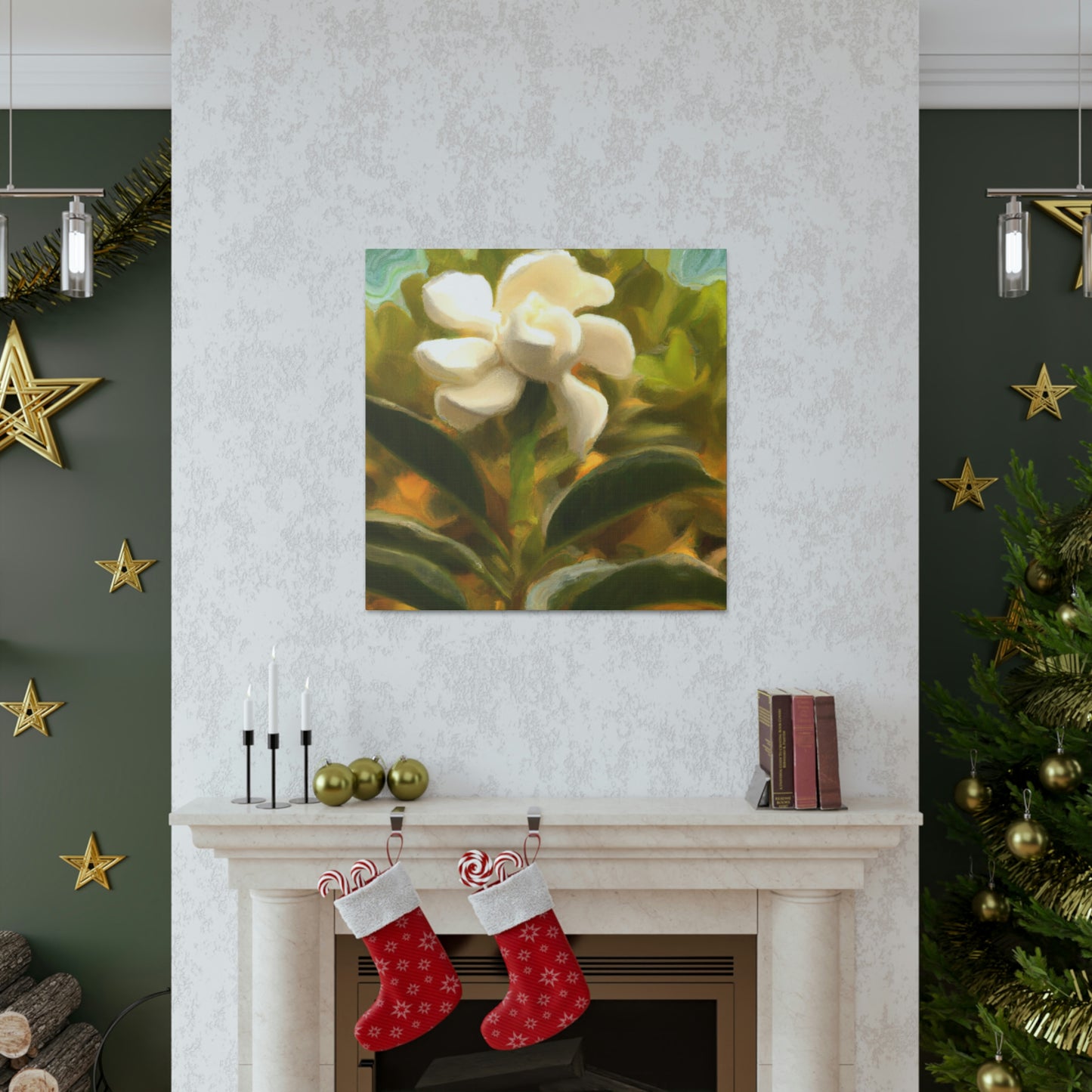 Gardenia's Fragrance Bliss - Canvas