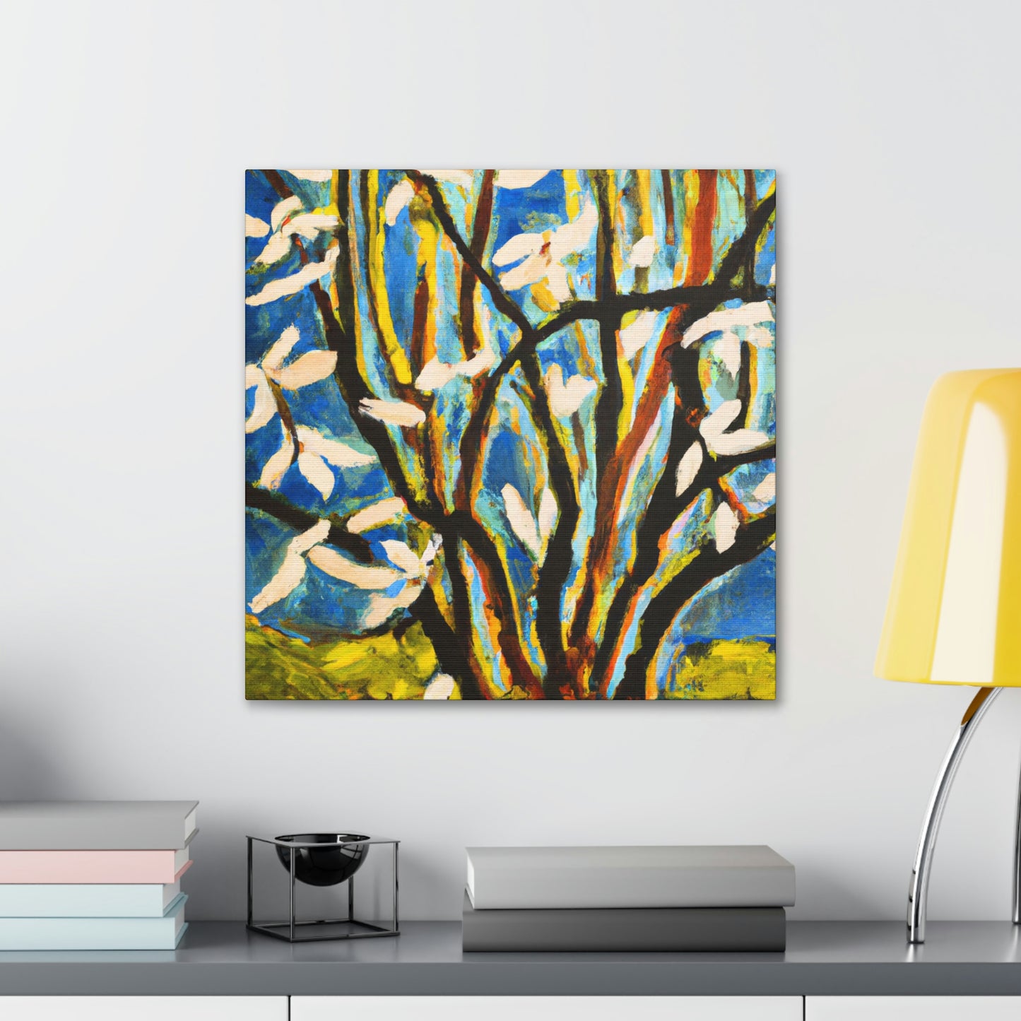 Dogwood in Expressionism - Canvas