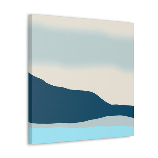 "Coastal Minimalism Abides" - Canvas