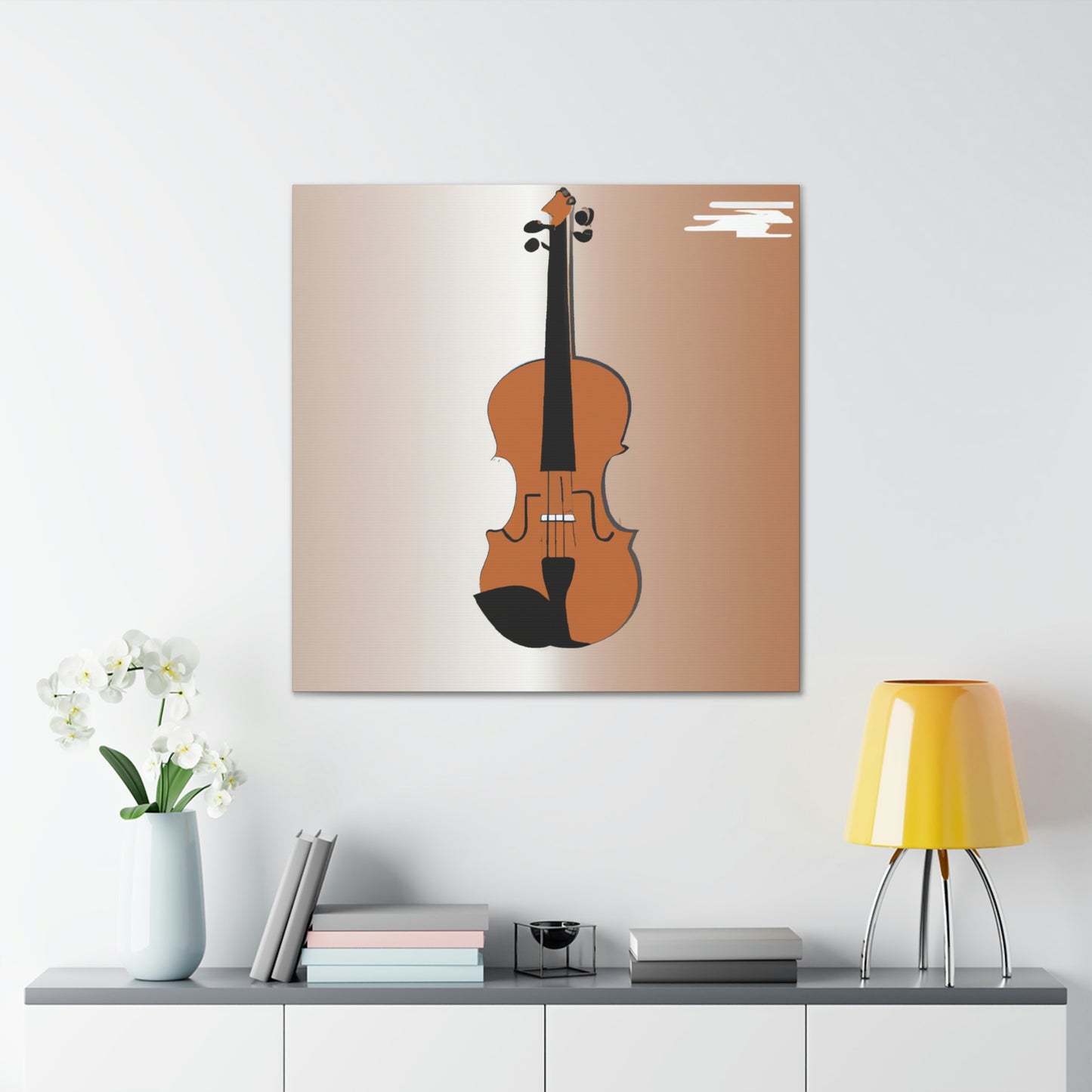 "Violin in Reflection" - Canvas