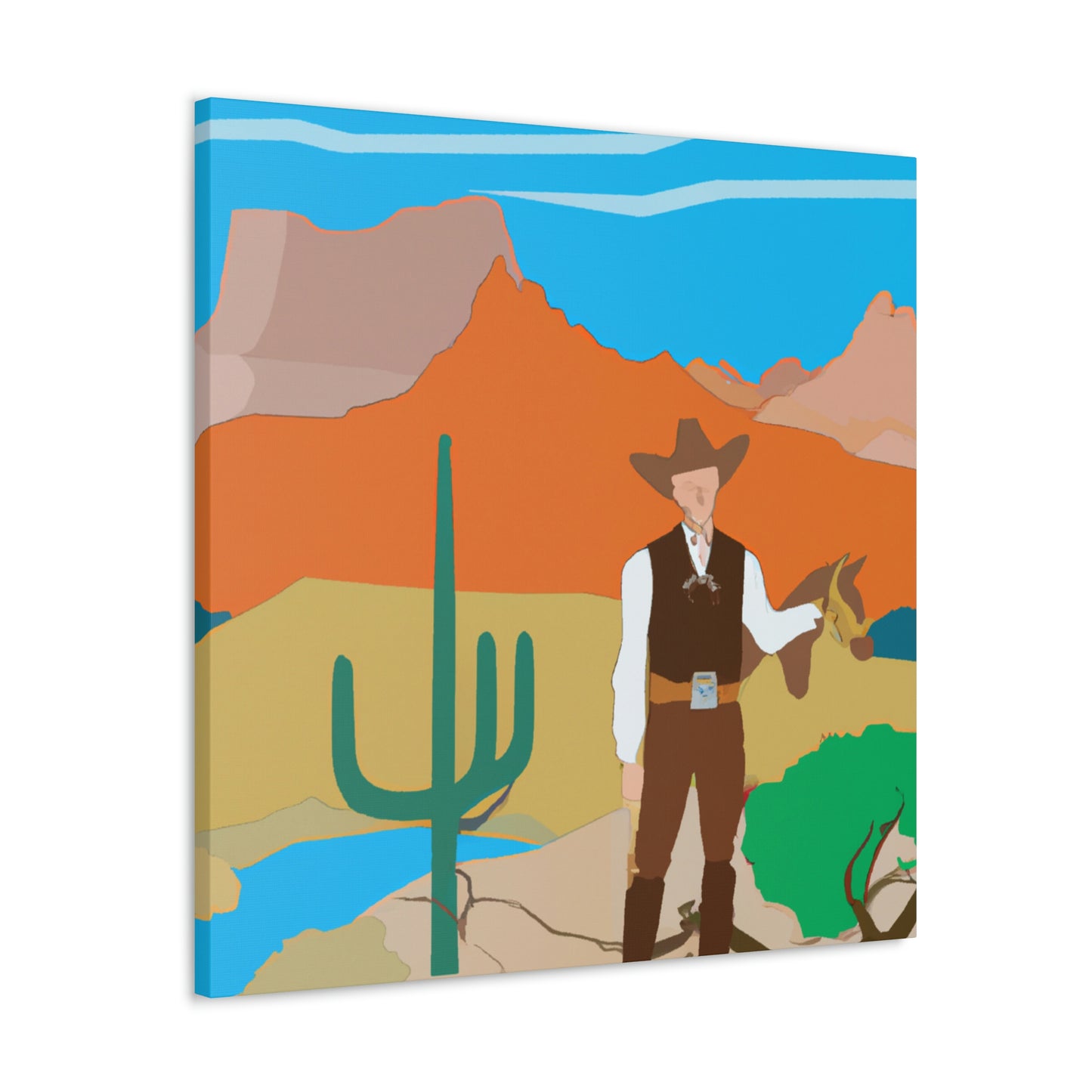 Ranch Hand Reverie - Canvas