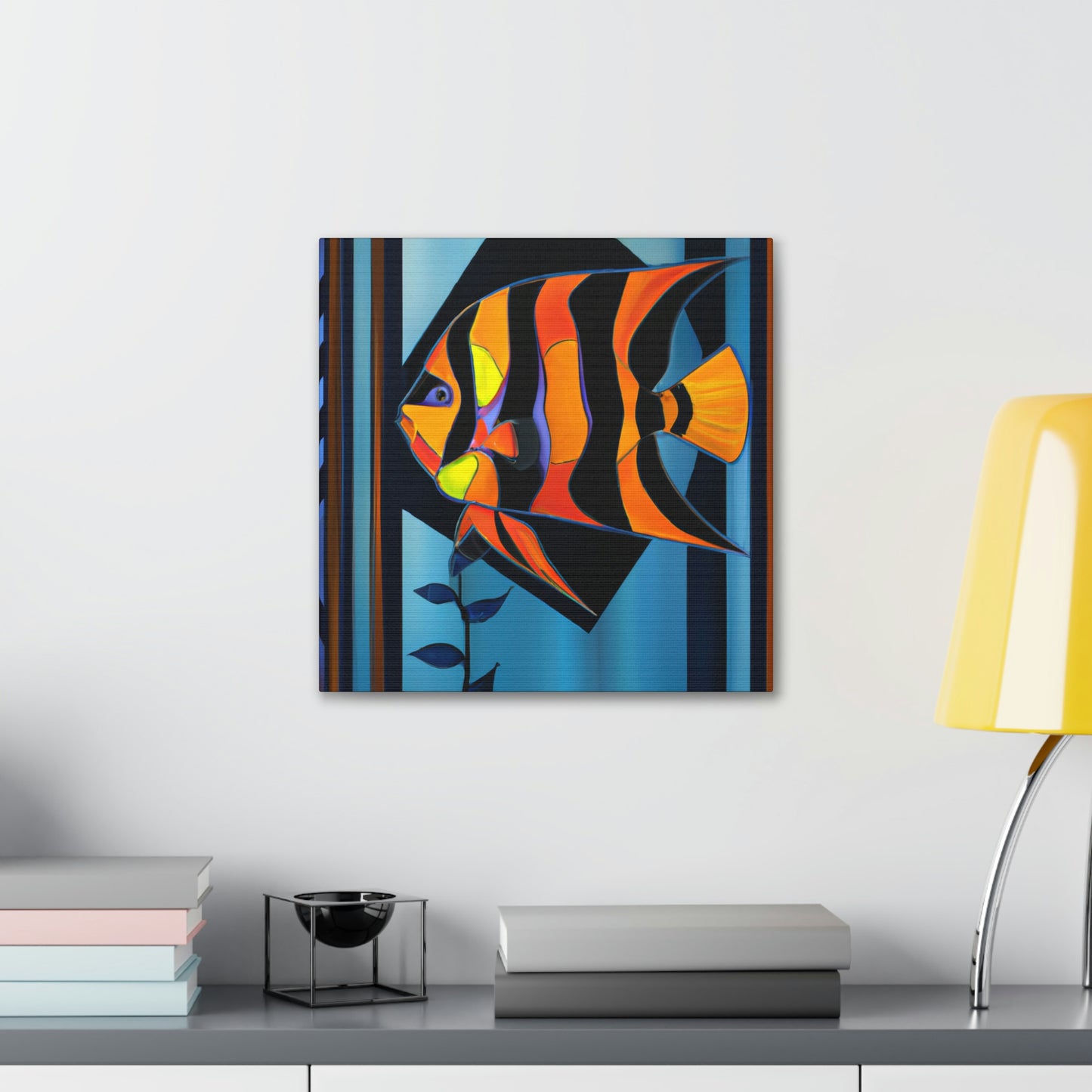 "Stardust Celestial Angelfish" - Canvas