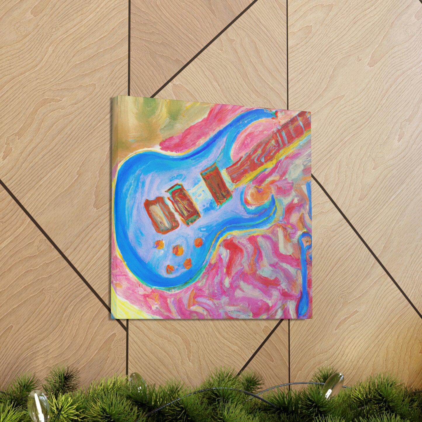 "Electric Guitar Triumphant" - Canvas