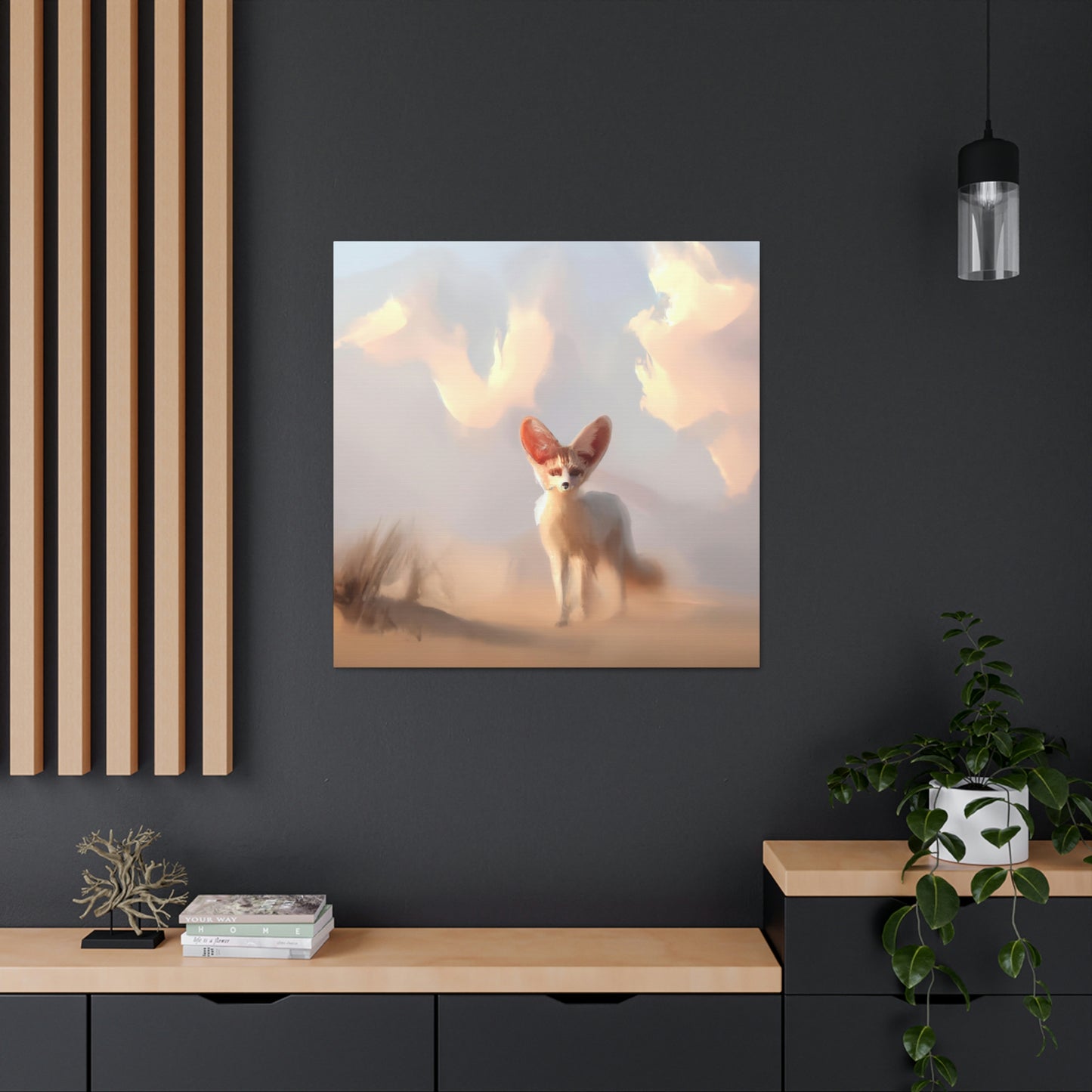 Fennec Fox Reflection - Canvas