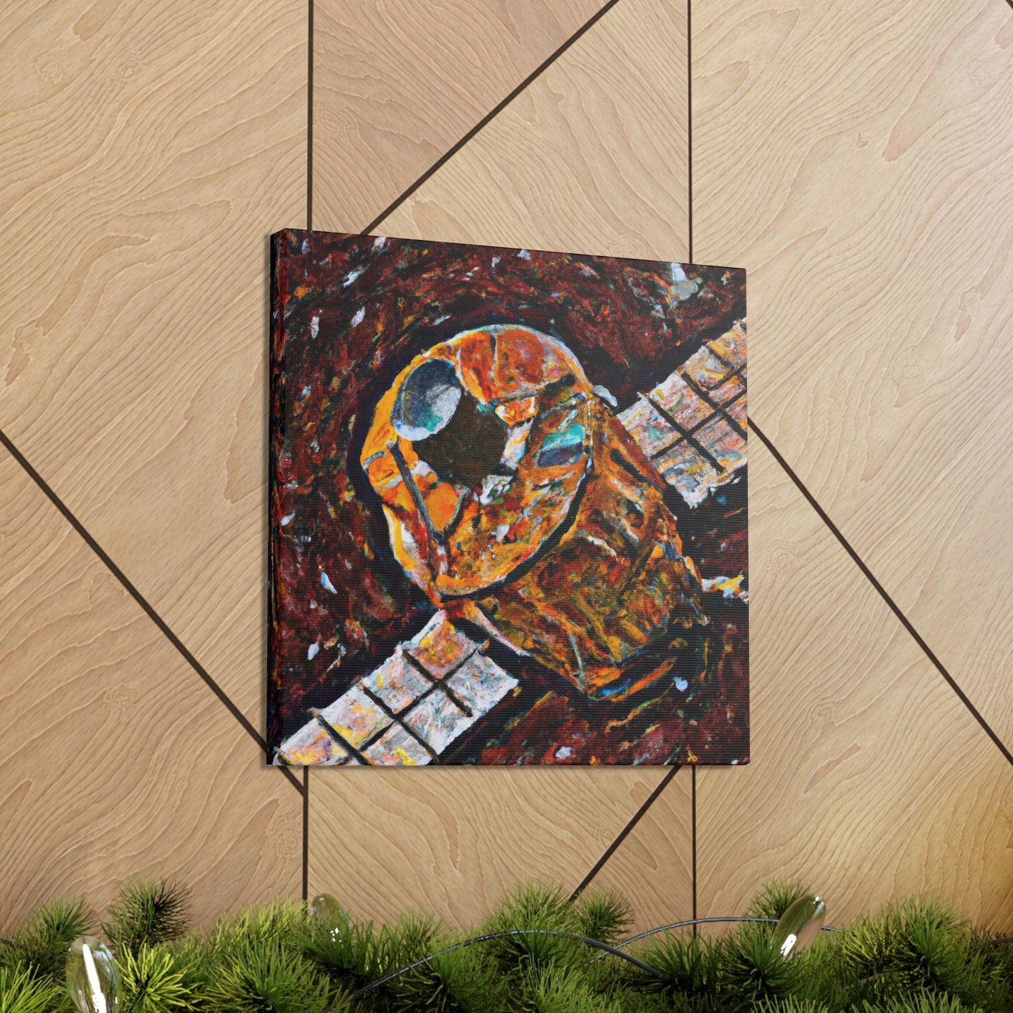 Satellite in Orbit Beauty - Canvas