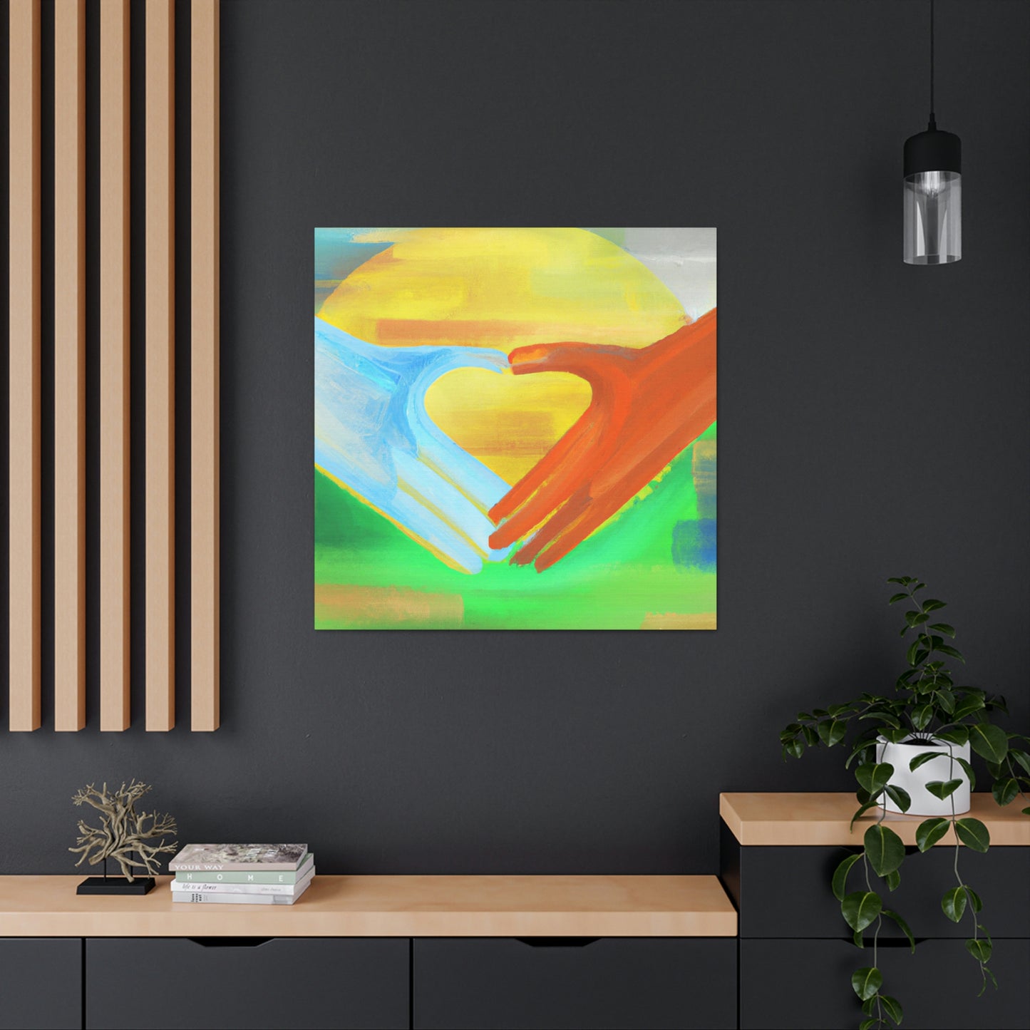 United Through Hands - Canvas