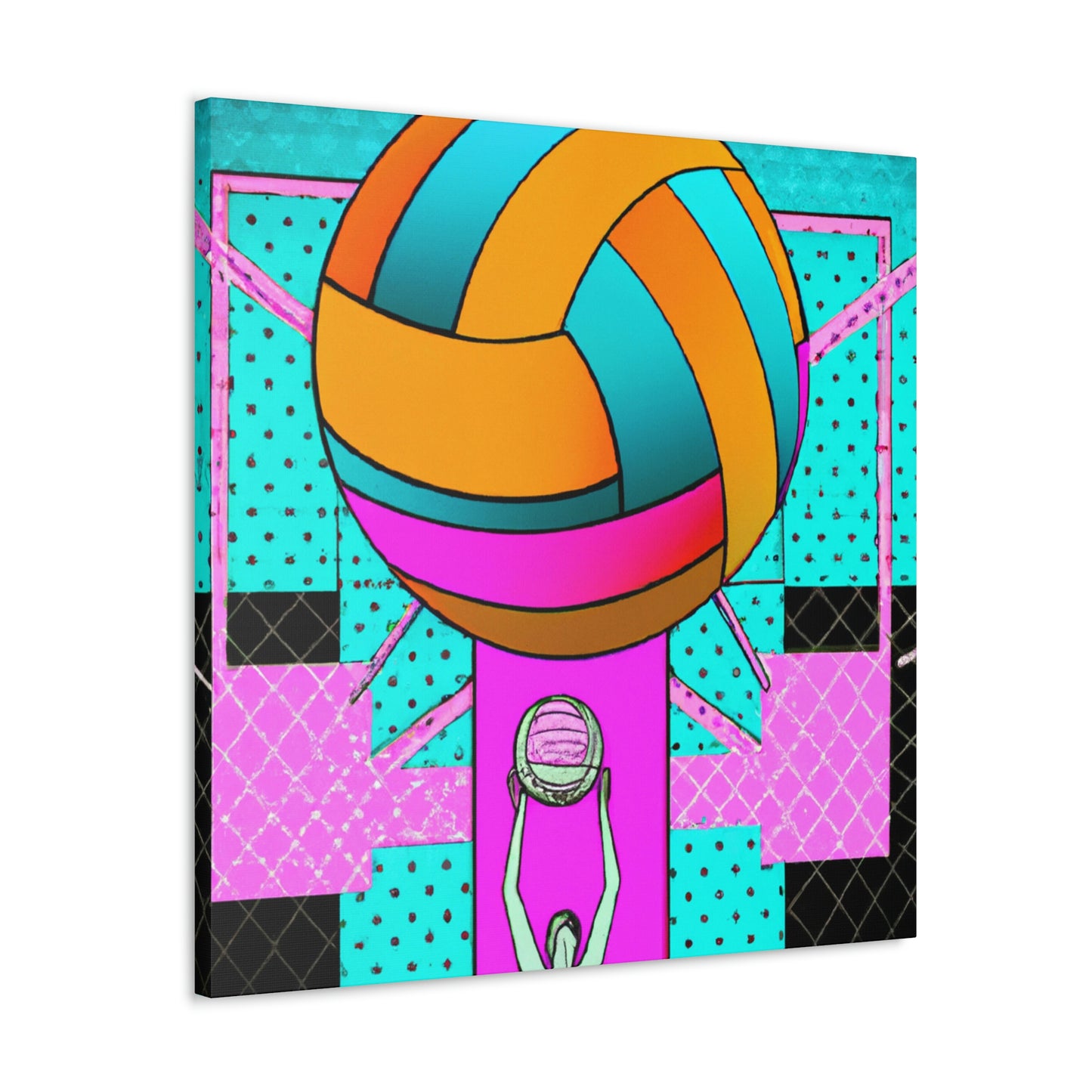 "Volleyball on the Beach" - Canvas