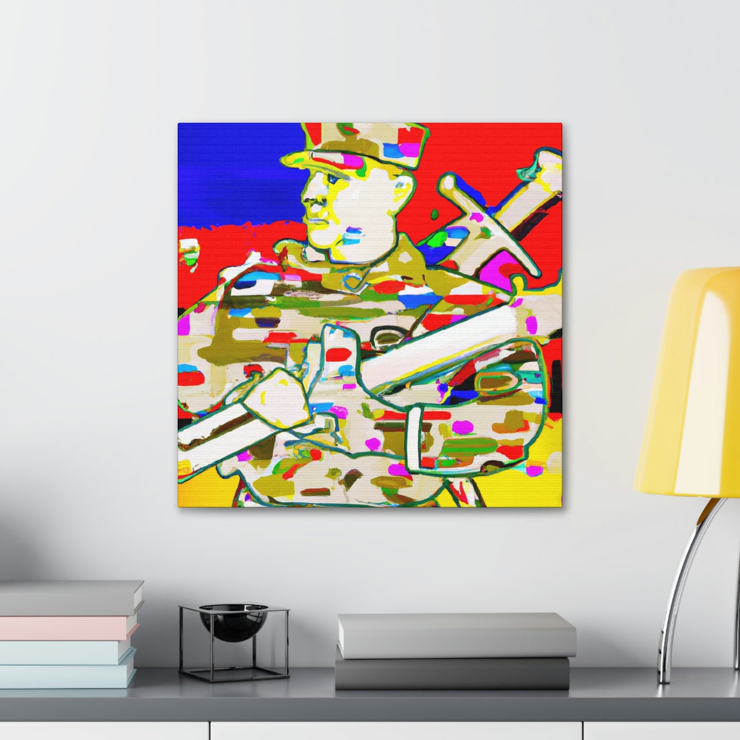 "Artilleryman in Splendor" - Canvas