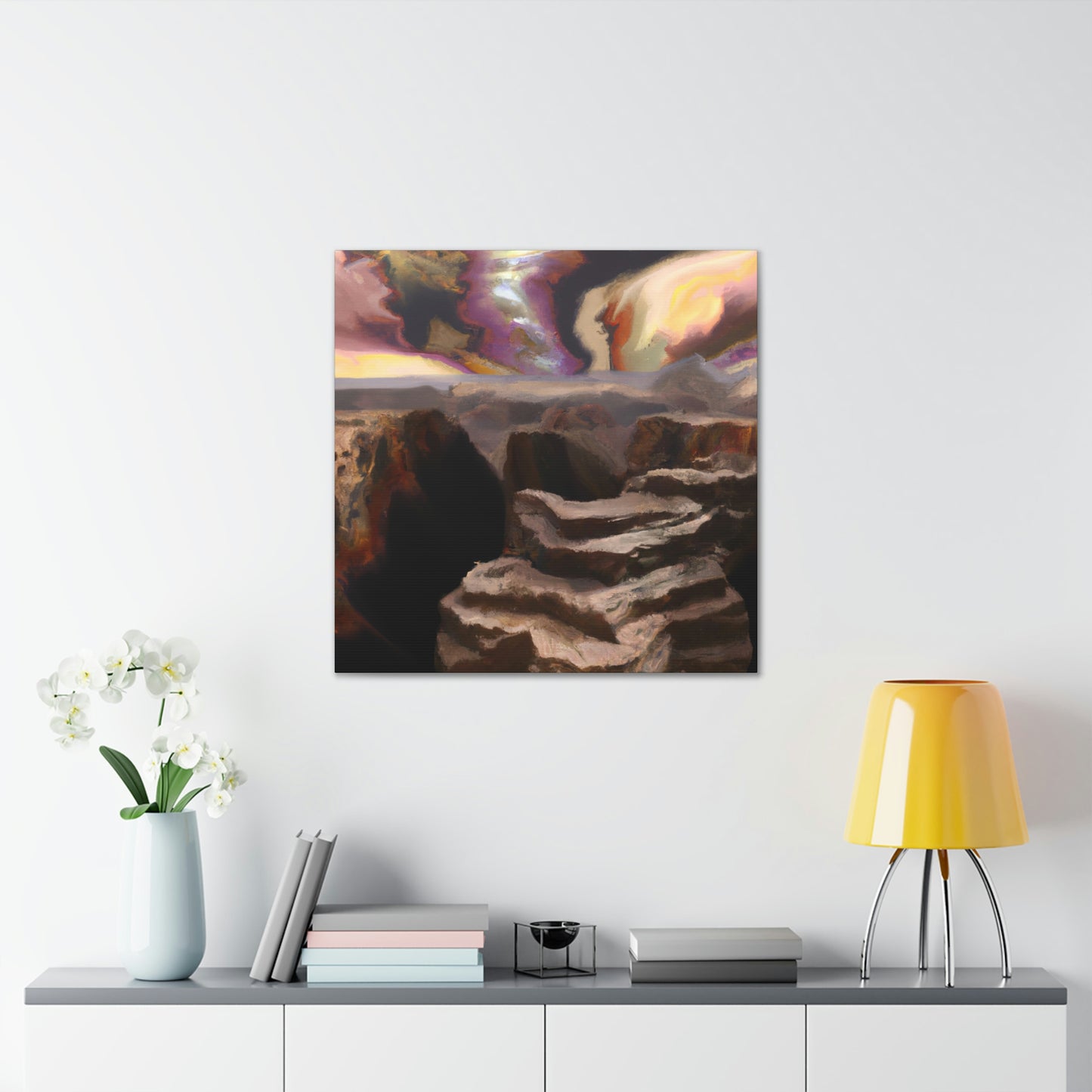 Canyon Awaits Mystery - Canvas