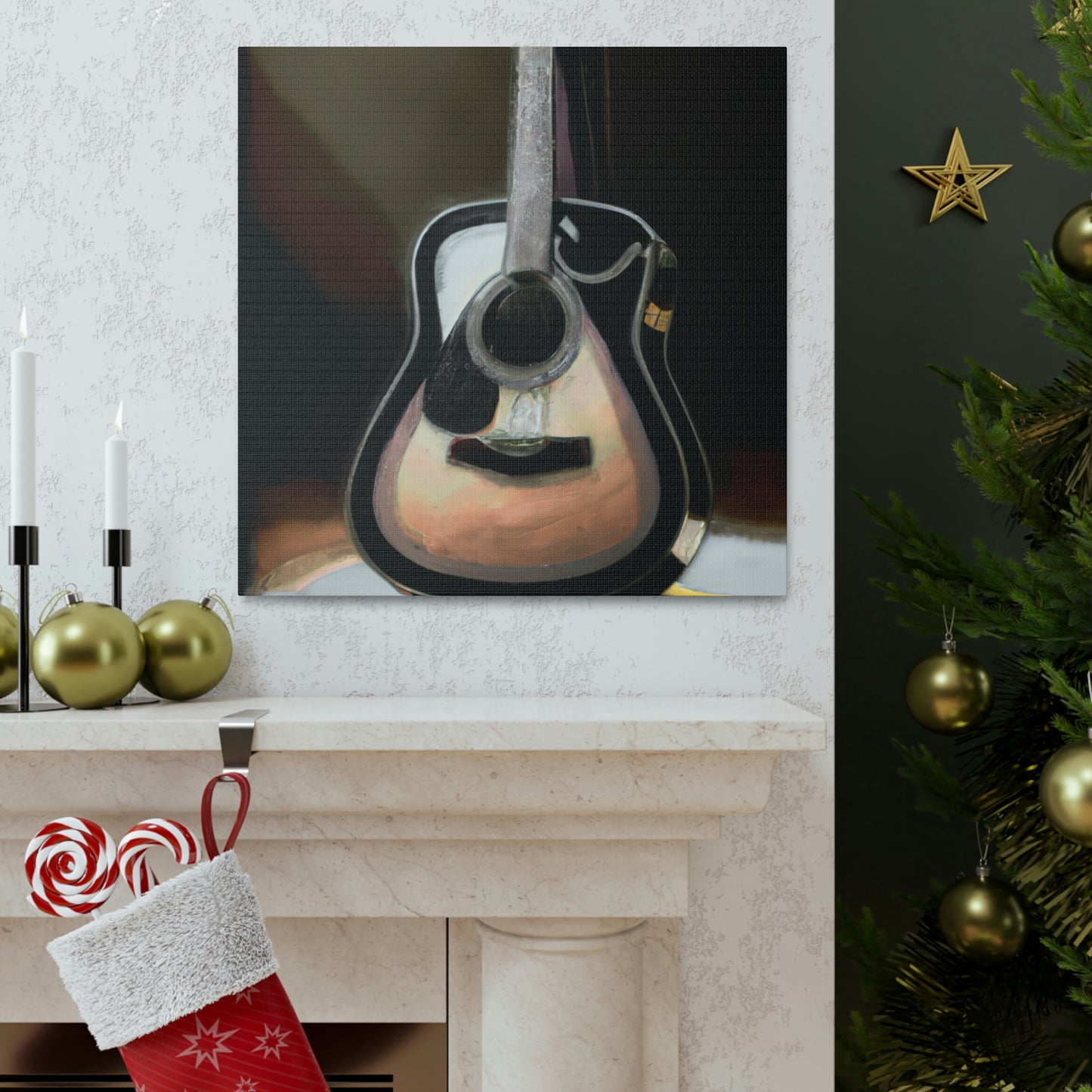 "Acoustic Masterpiece Strummed" - Canvas