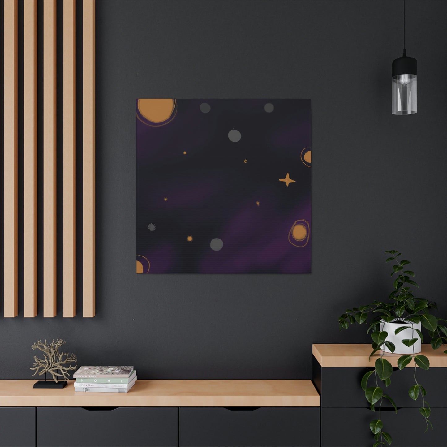 "The Cosmic Skylines" - Canvas