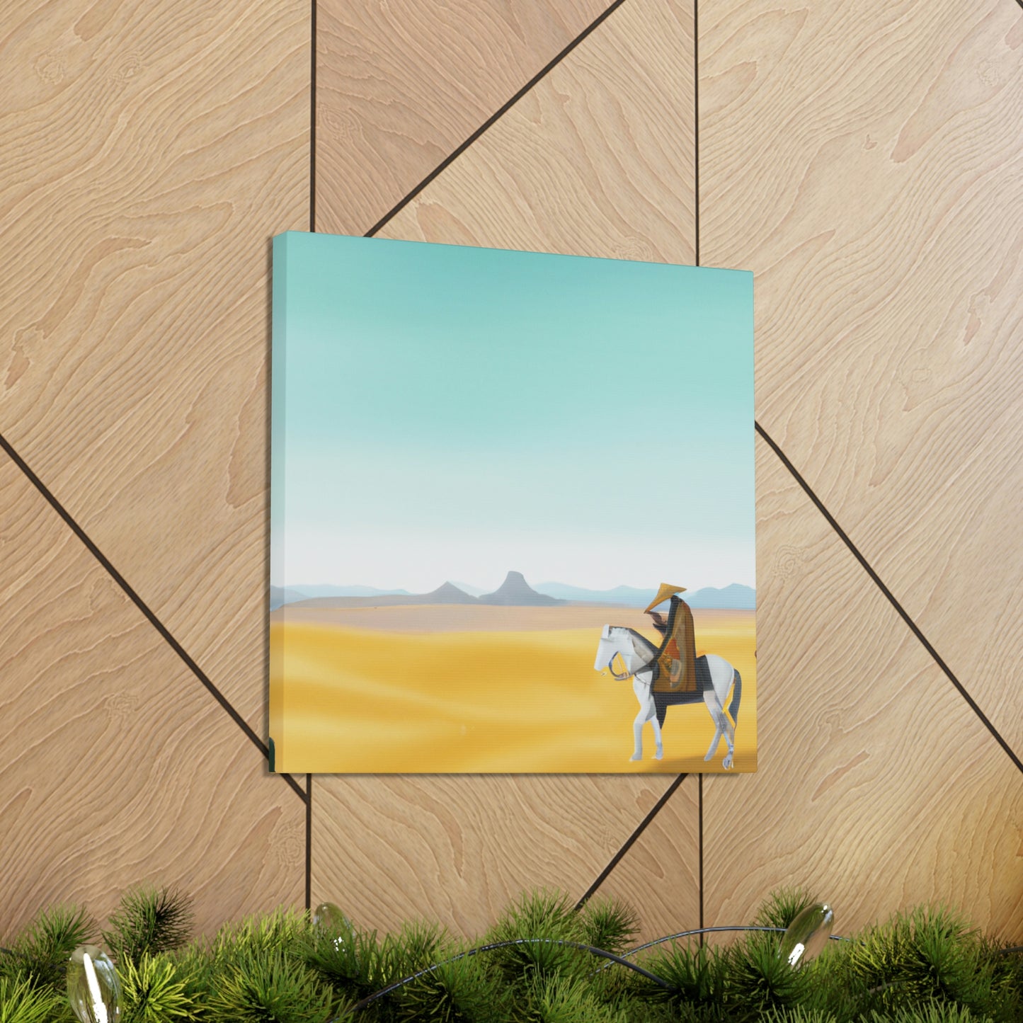 Western Sky Painted Gold - Canvas