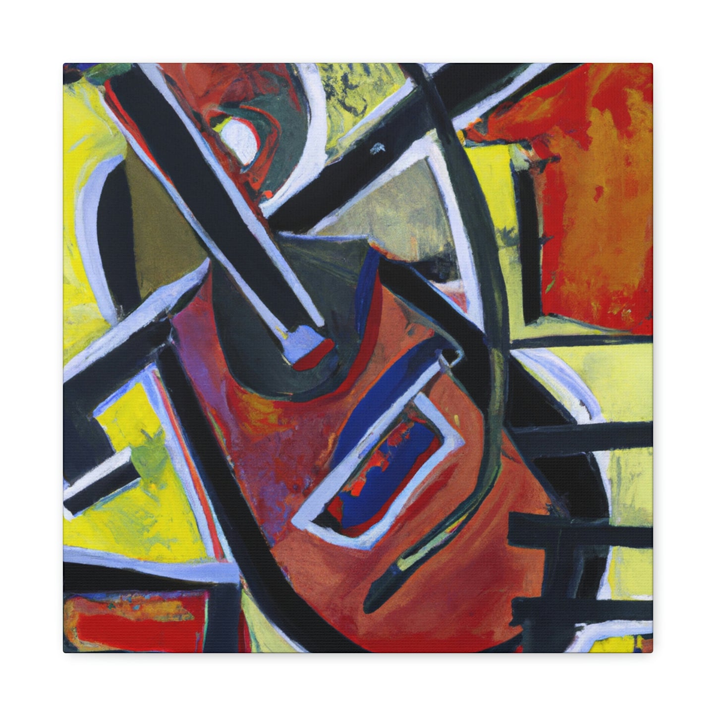 Mandolin in Expressionism - Canvas