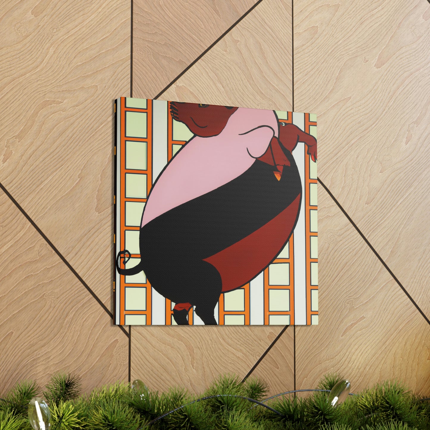 Piggy's Plump Palette - Canvas