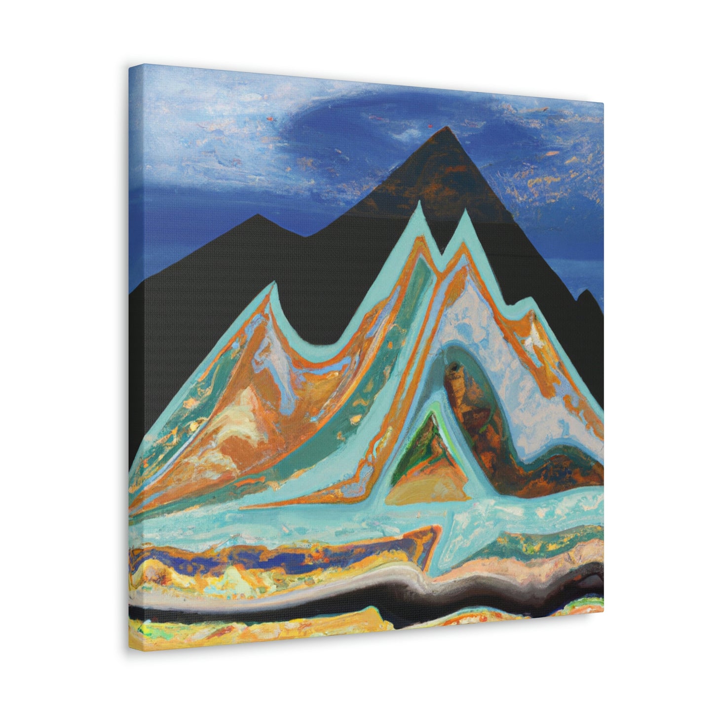 Mountain Mystique Painting - Canvas