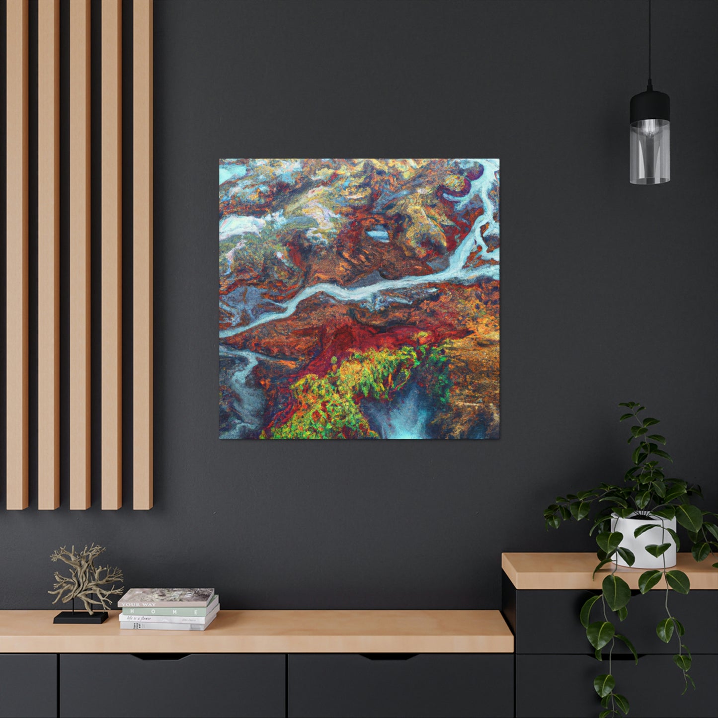 "Tundra's Frozen Moment" - Canvas