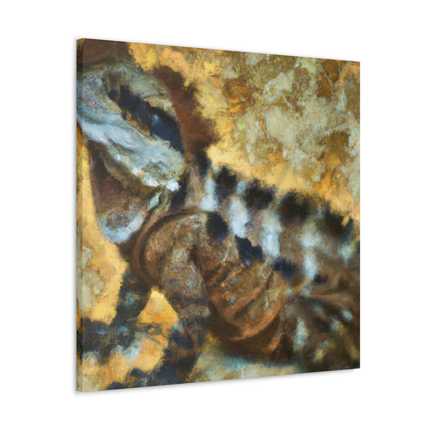 "Fanciful Frilled Lizard" - Canvas