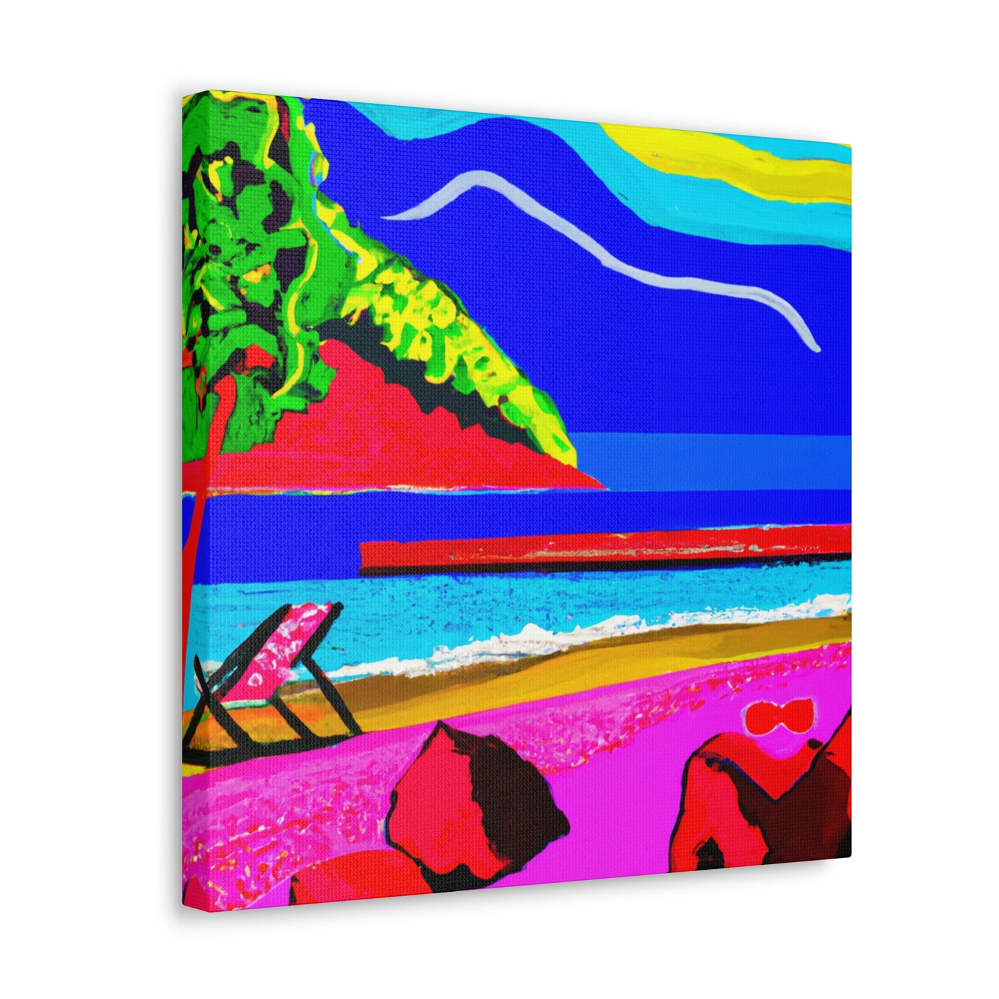 "Fauve Beach Colours" - Canvas