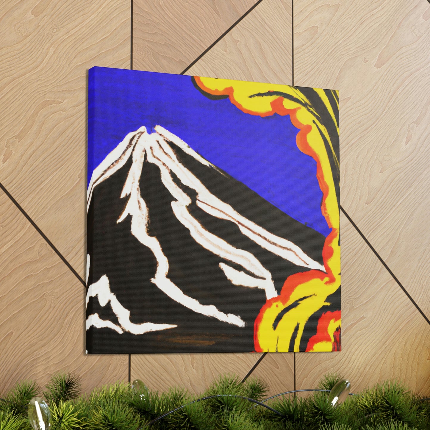 "Volcano On Fire!" - Canvas