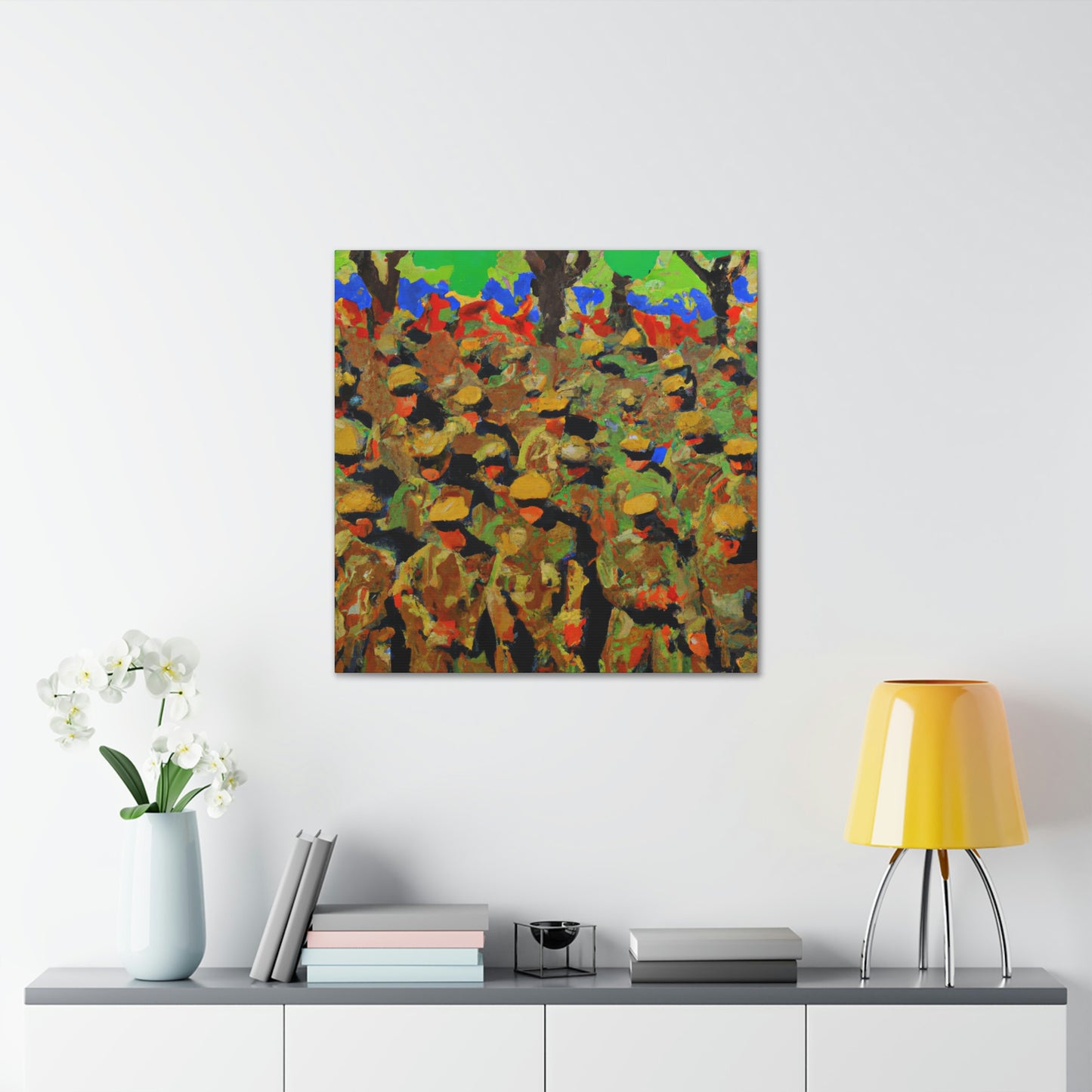 Camouflaged in Fauvism - Canvas