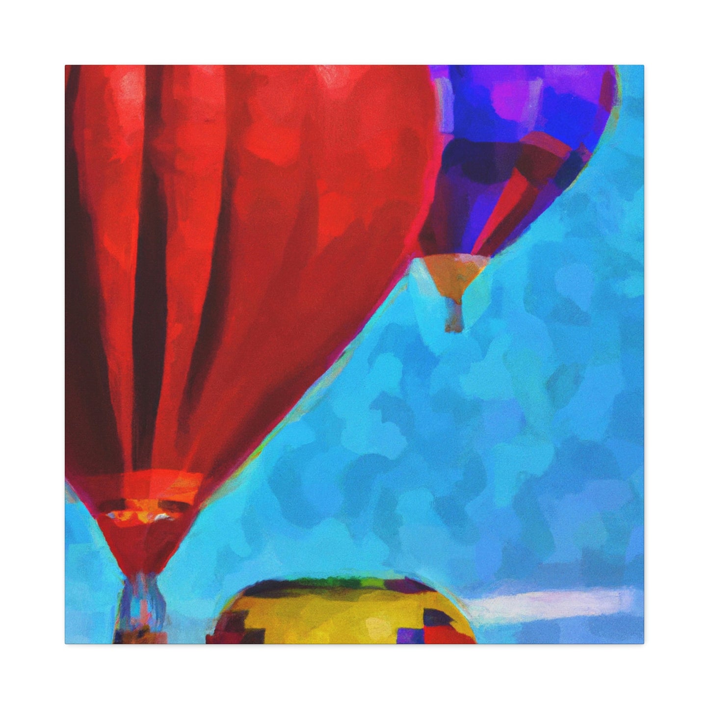 "Ascending Balloon Fantasy" - Canvas