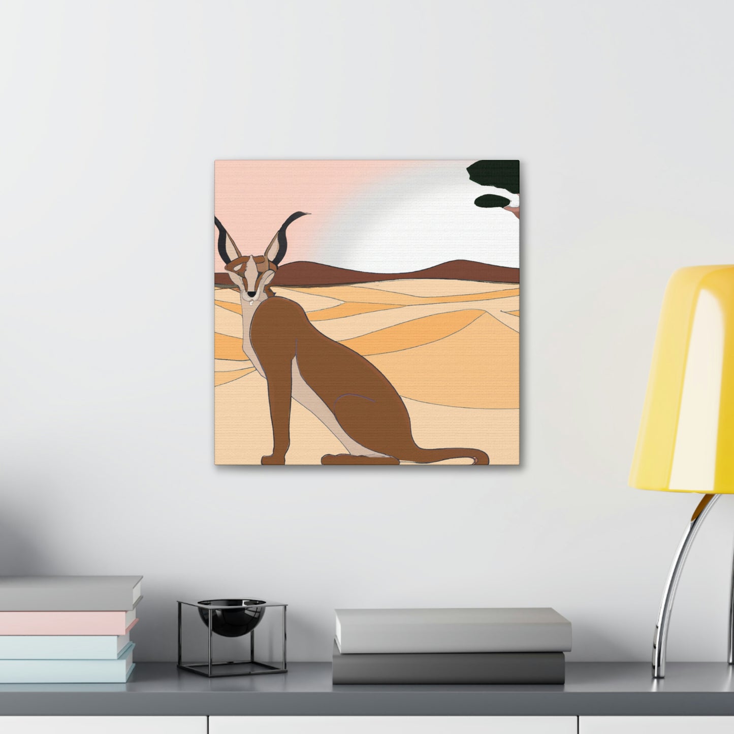 Caracal's Classic Charm - Canvas