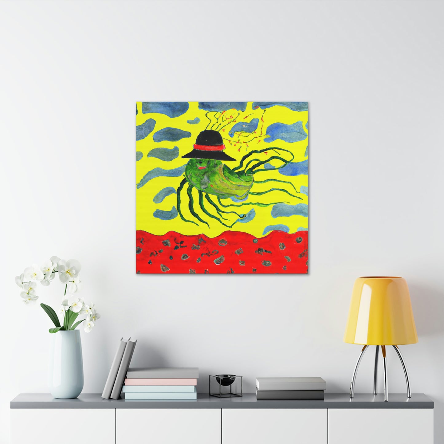 Jellyfish in Twilight - Canvas