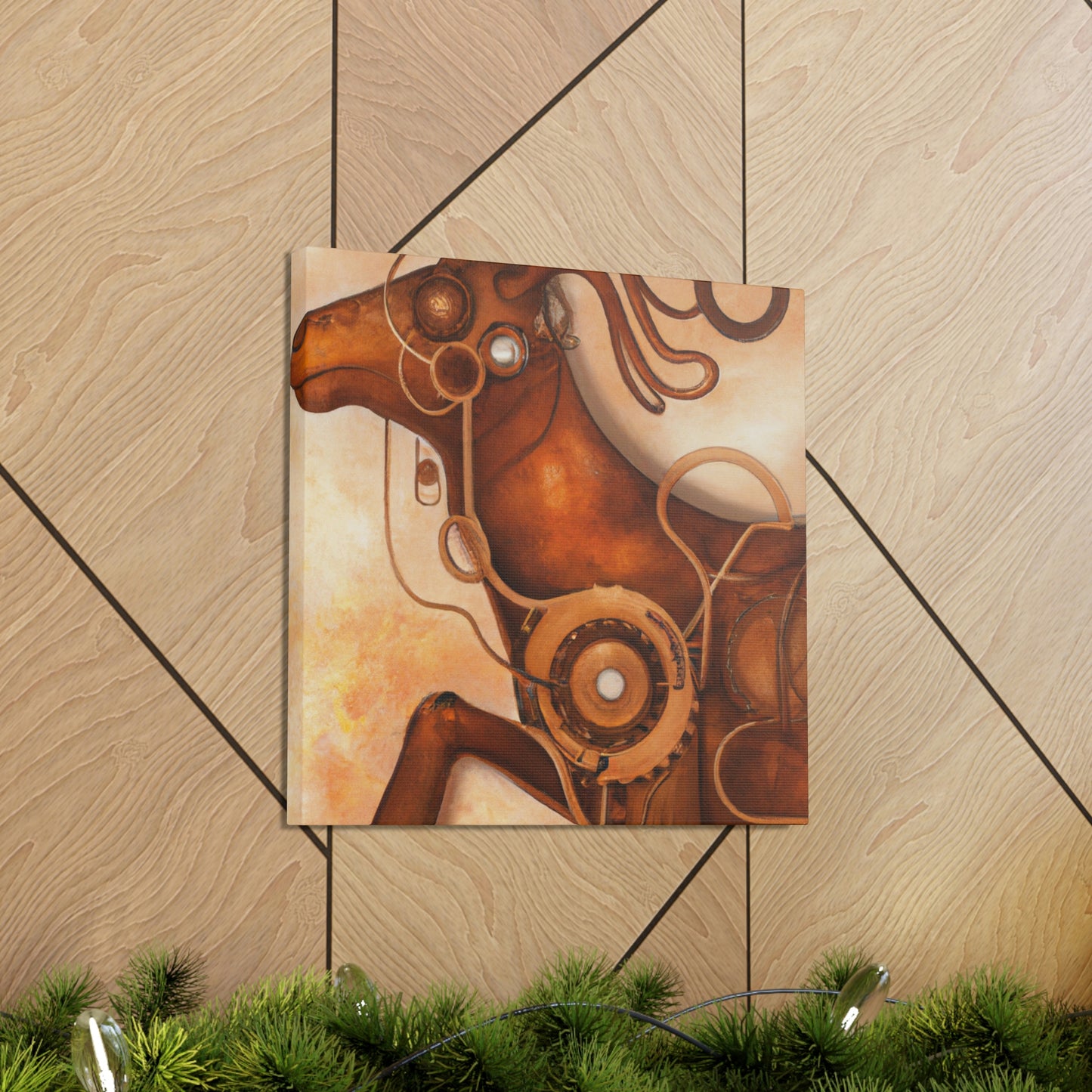 Elk in Steampunk Times - Canvas